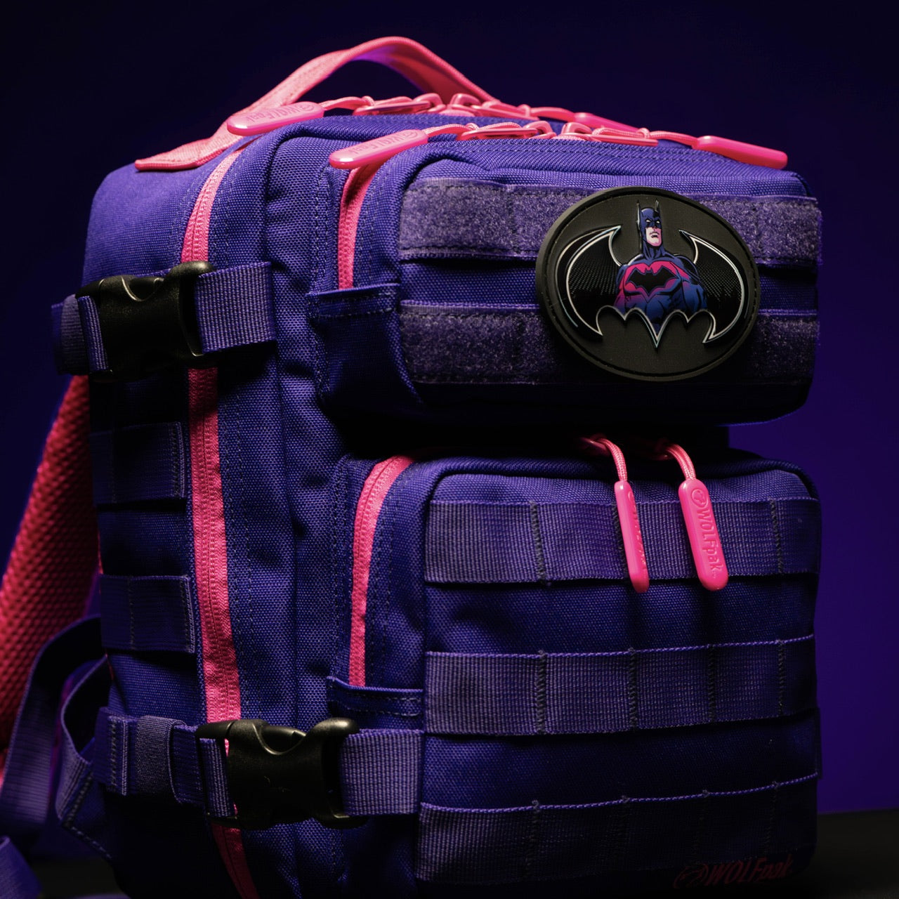 9L Backpack Mini Neon Batman