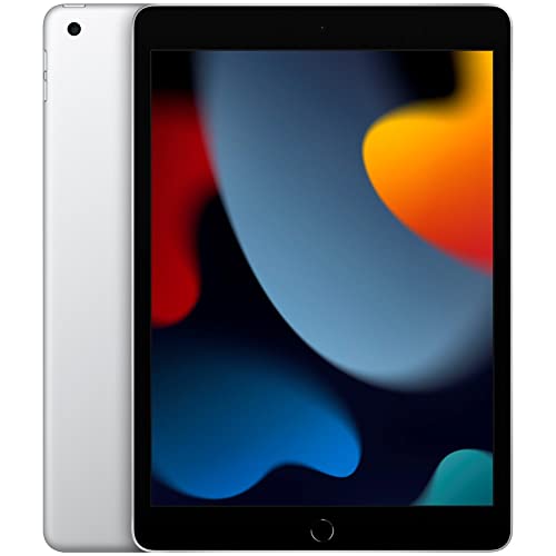 Apple - 10.2-Inch iPad (9th Generation) with Wi-Fi + Cellular - 256GB - Silver (Unlocked) - MK6A3LL/A