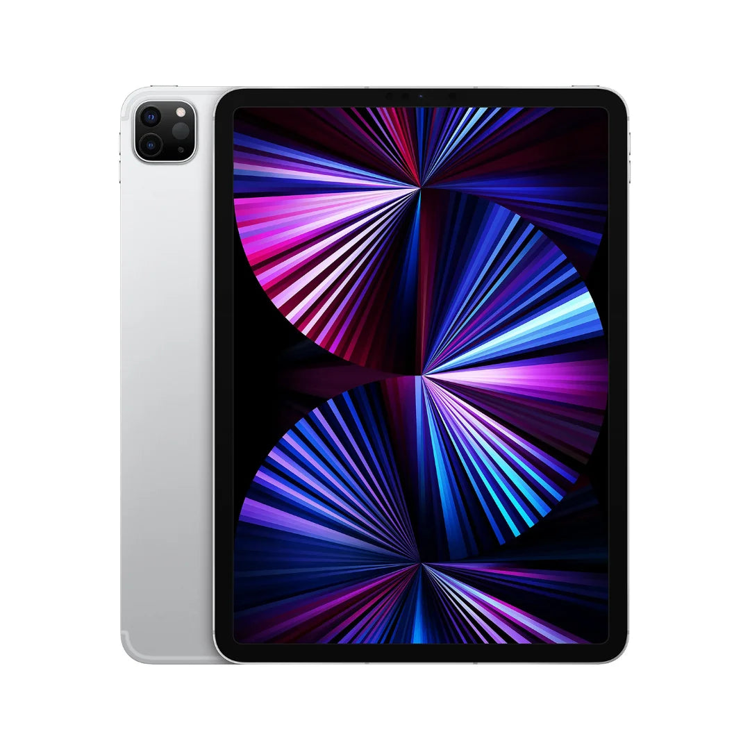 Apple 11" iPad Pro (3rd Gen, 2021) – Wi-Fi + Cellular – 1TB – Silver (Unlocked) – MHN13LL/A