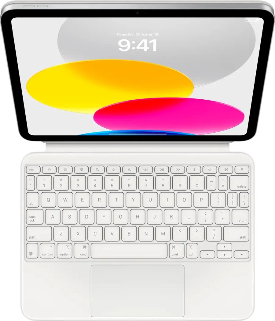 Apple Magic Keyboard Folio for iPad (10th Generation) – White – MQDP3LL/A