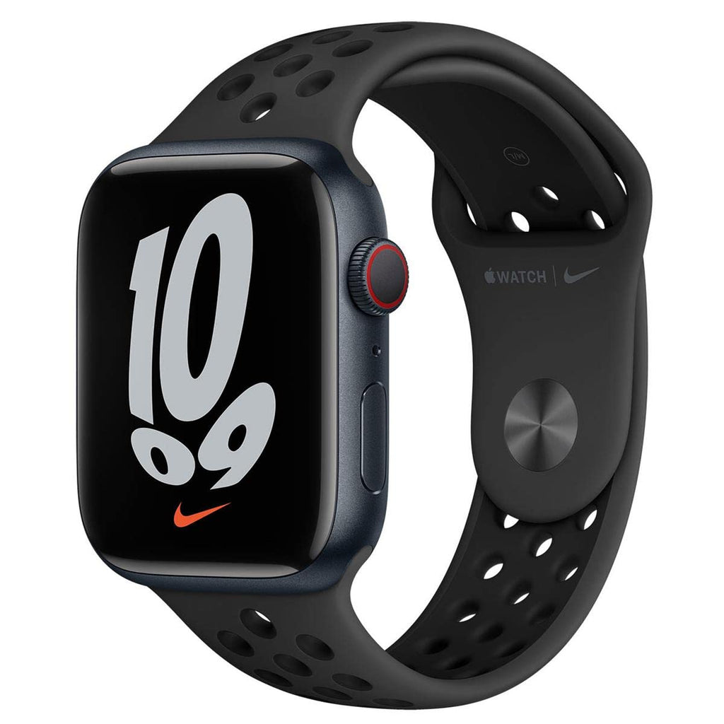 Apple Watch Nike Series 7 GPS + Cell 45MM Midnight Sport Band - MKJL3LL/A