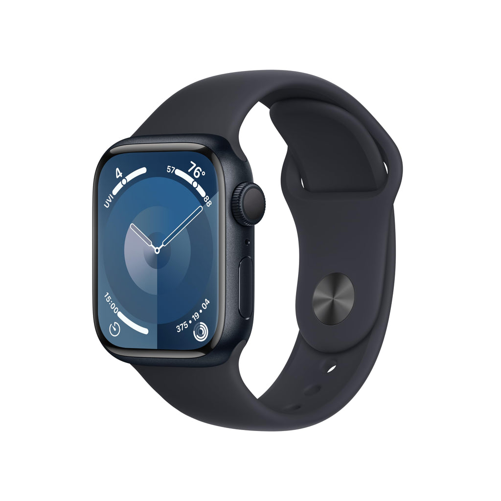 Apple Watch Series 9 GPS 41mm Midnight Aluminum Case with  Midnight Sport Band - M/L - MR8X3LW/A