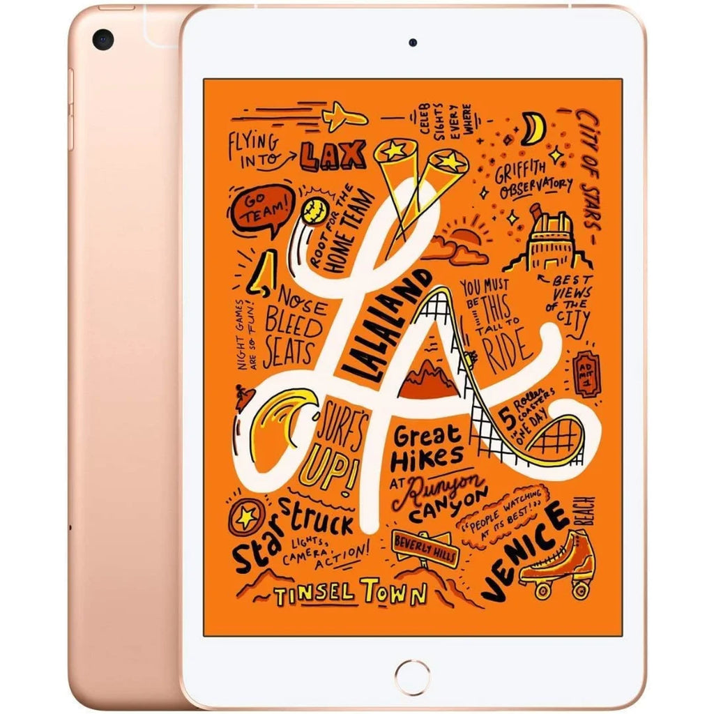 Apple iPad Mini 5th Generation (Wi-Fi + Cellular, 64GB) – Gold – MUXH2LL/A