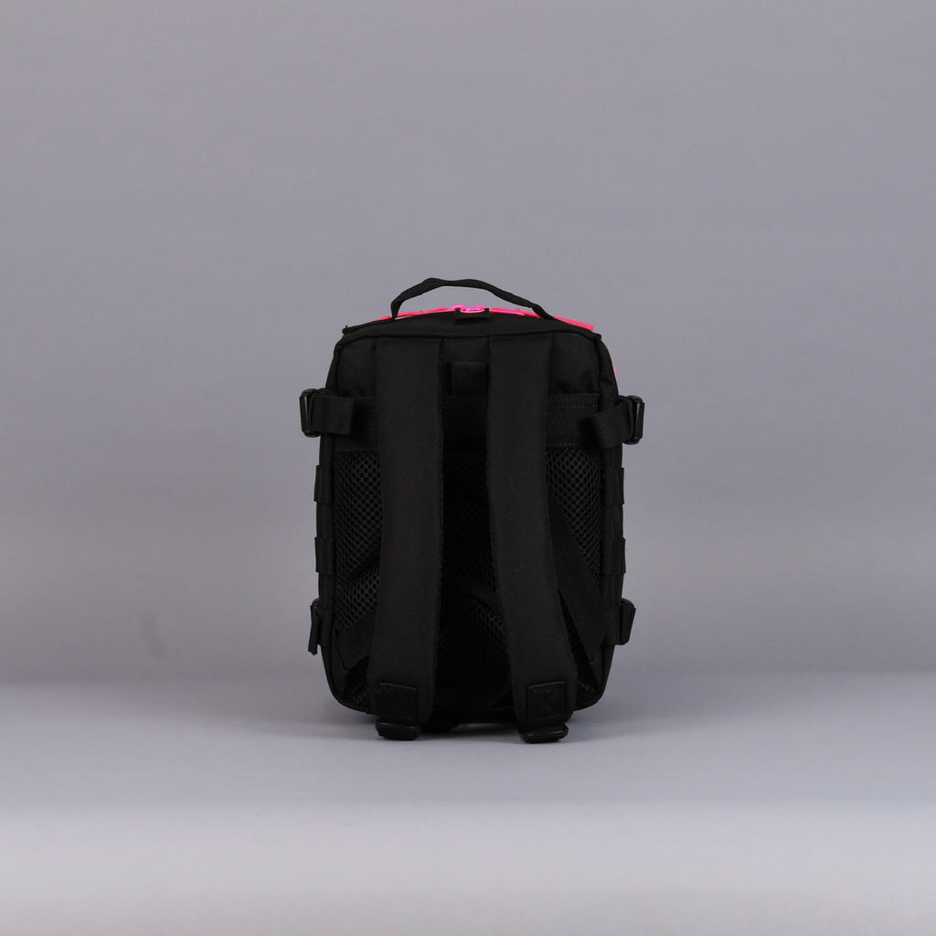 9L Backpack Mini Black Neon Pink
