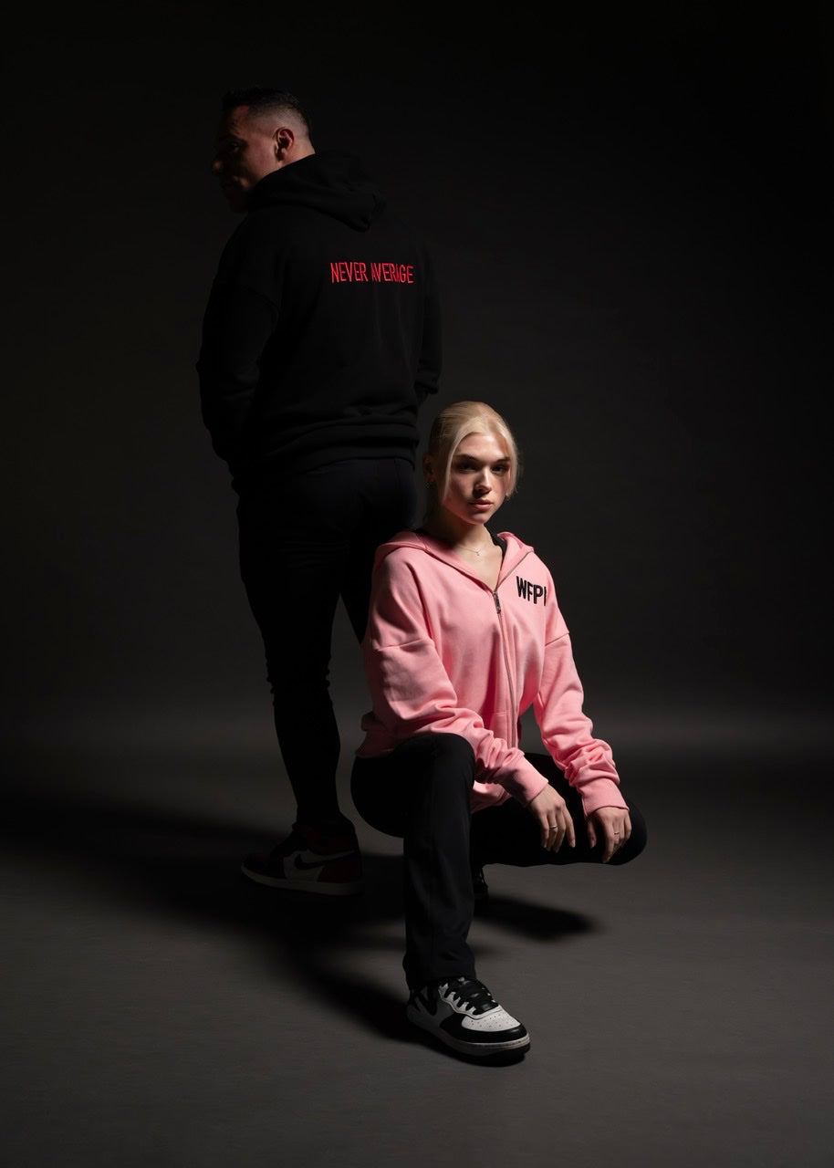 Alpha Black Savage Red Zip Up Hoodie (SALE)