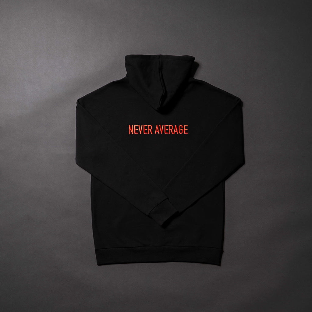 Alpha Black Savage Red Zip Up Hoodie (SALE)