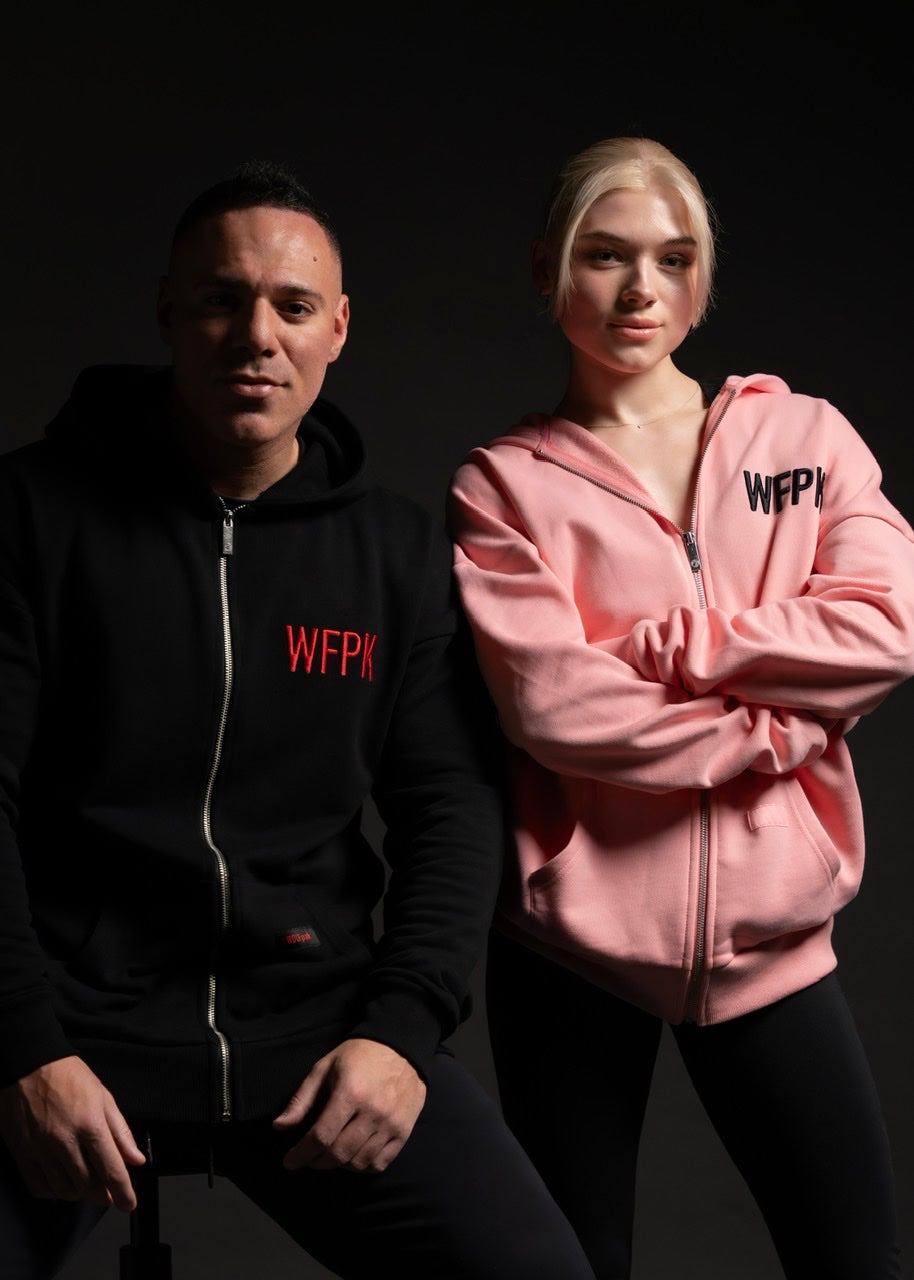 Alpha Black Savage Red Zip Up Hoodie (SALE)