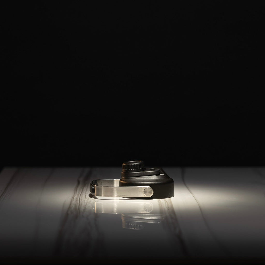 64oz Flask White Black Letters