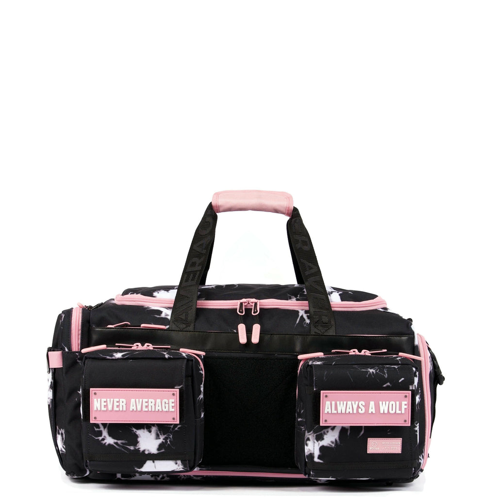 40L Ultimate Duffle Bag Black Lightning Knockout Pink