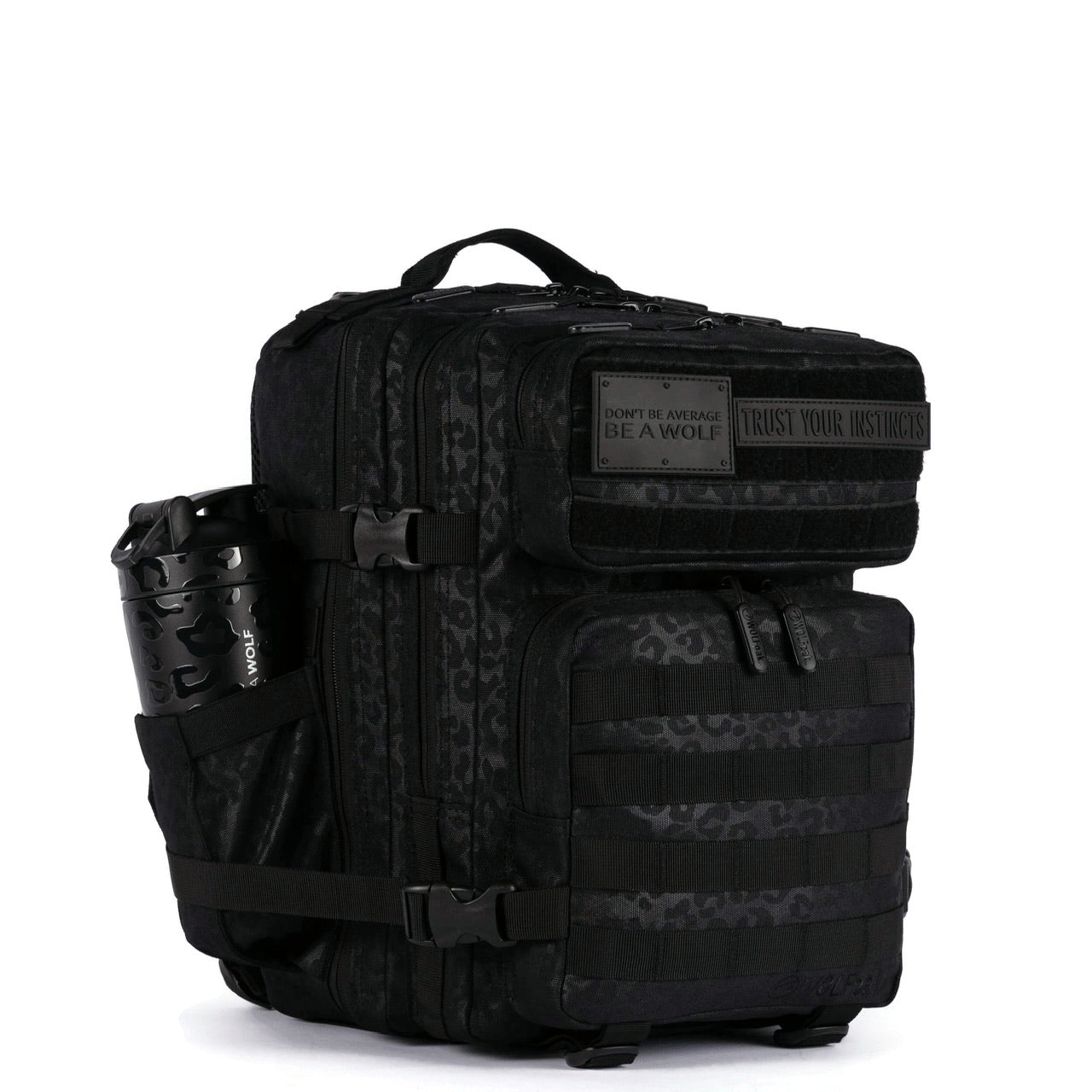 25L Backpack Black Leopard