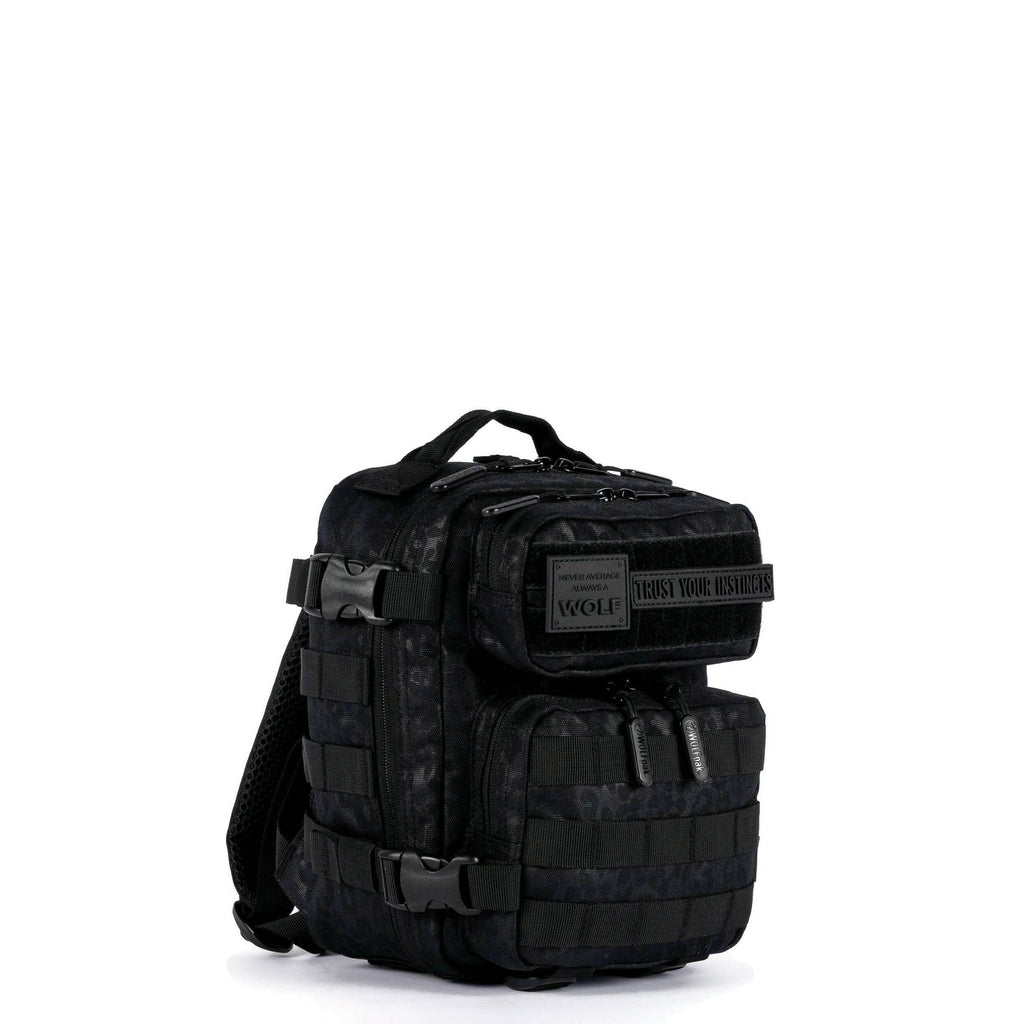 9L Backpack Mini Black Leopard