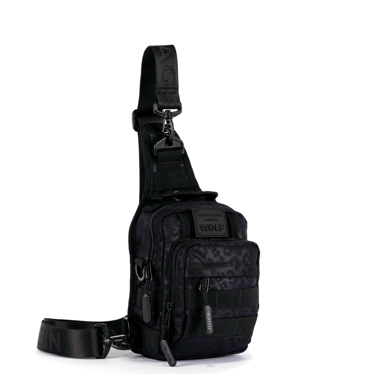 4L Mini Tactical Sling Bag Black Leopard