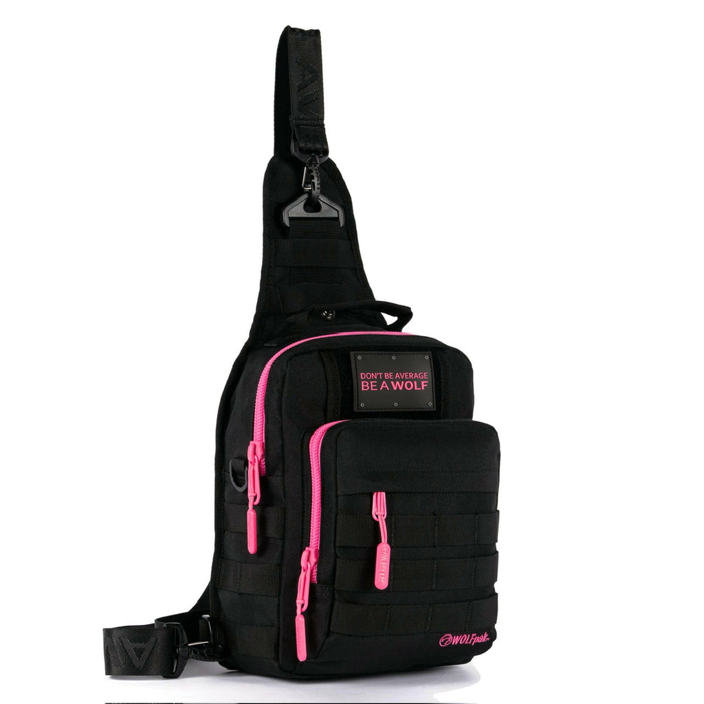 9L Tactical Sling Bag Neon Pink