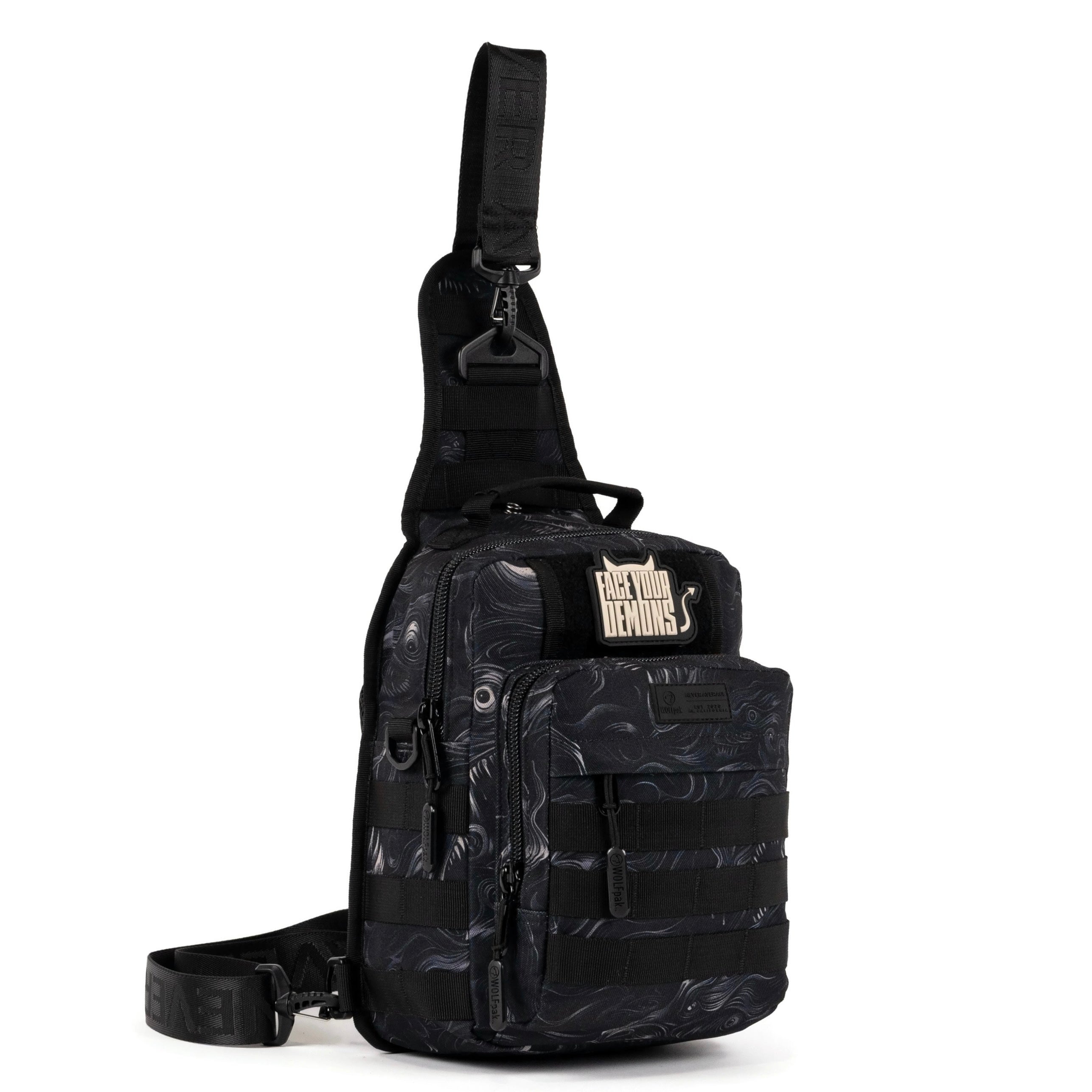 9L Tactical Sling Bag Face Your Demons