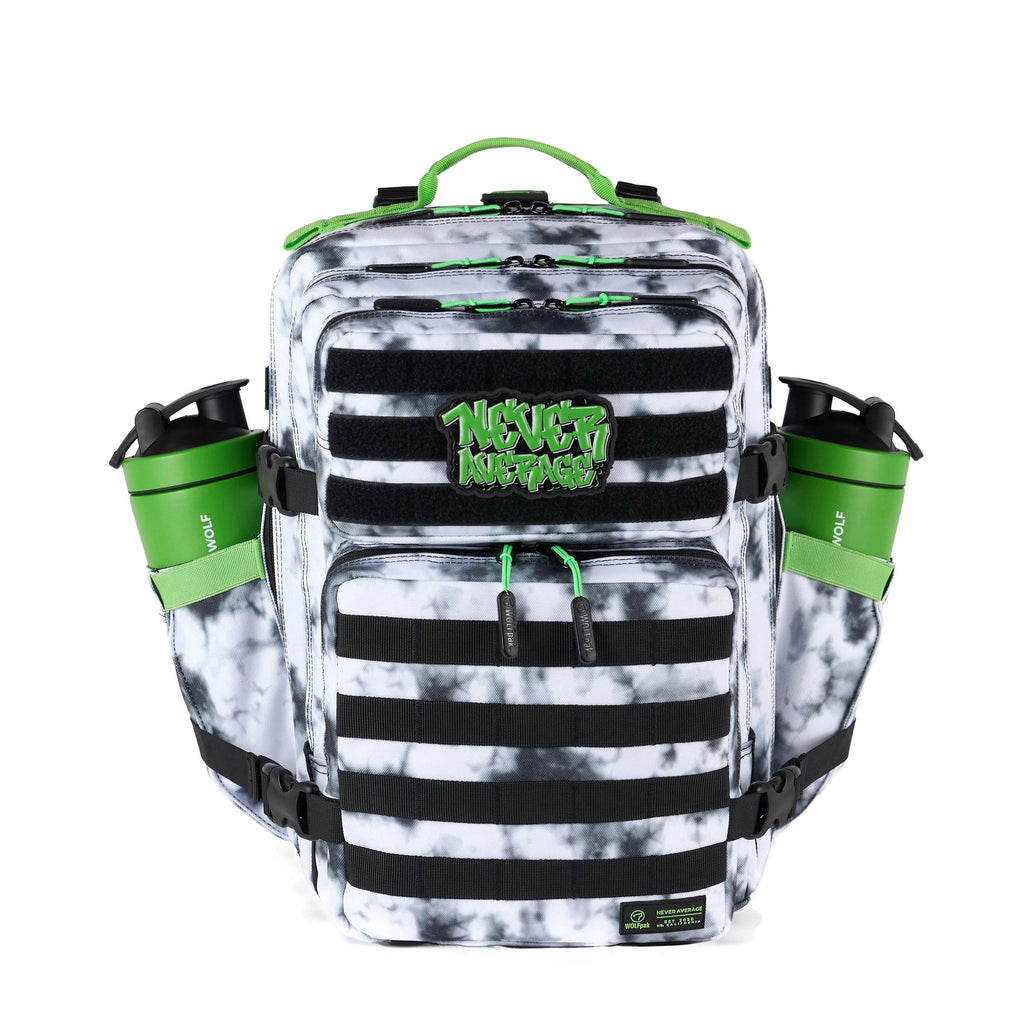 35L Backpack Graffiti Green
