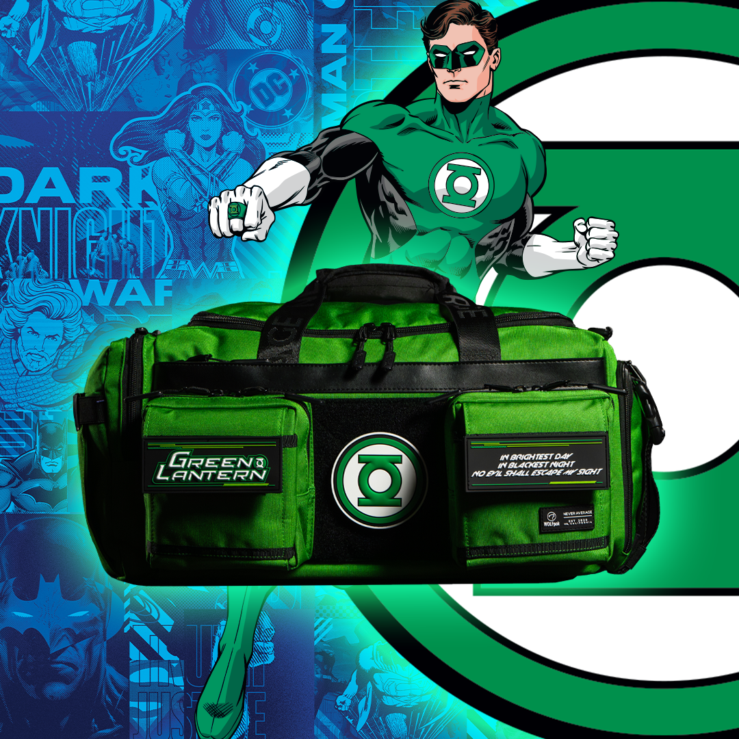 30L Perfect Duffle Bag Green Lantern