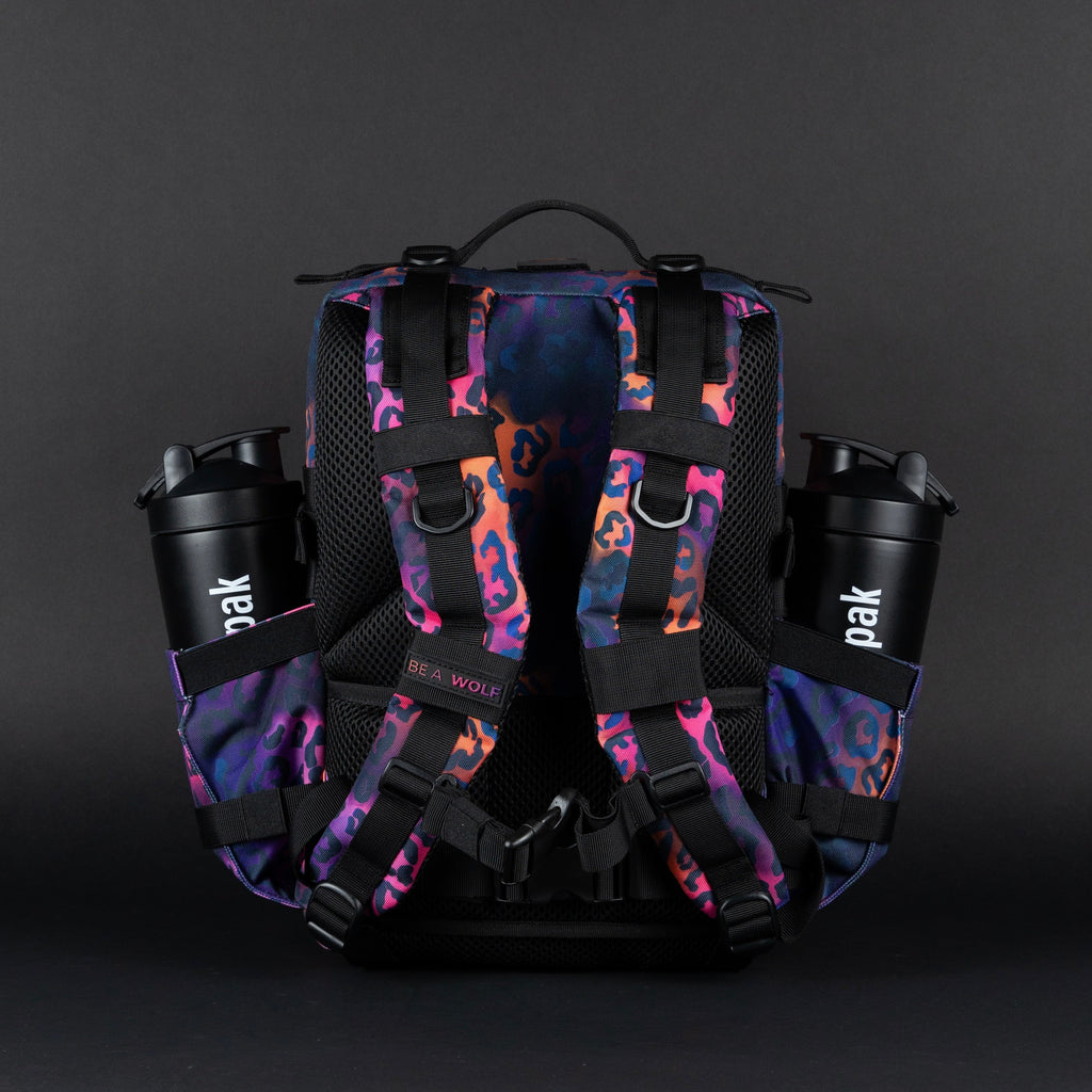 25L Backpack Neon Leopard