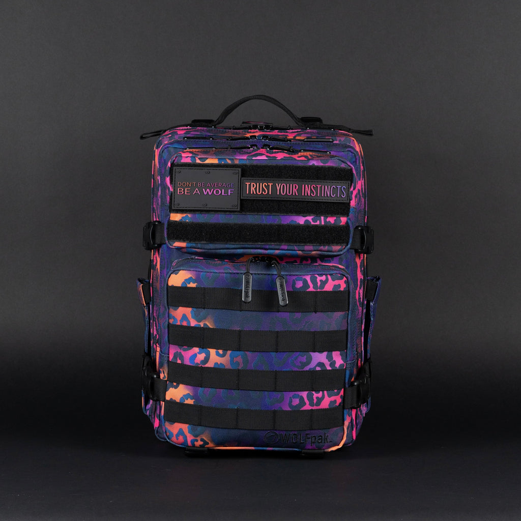 25L Backpack Neon Leopard