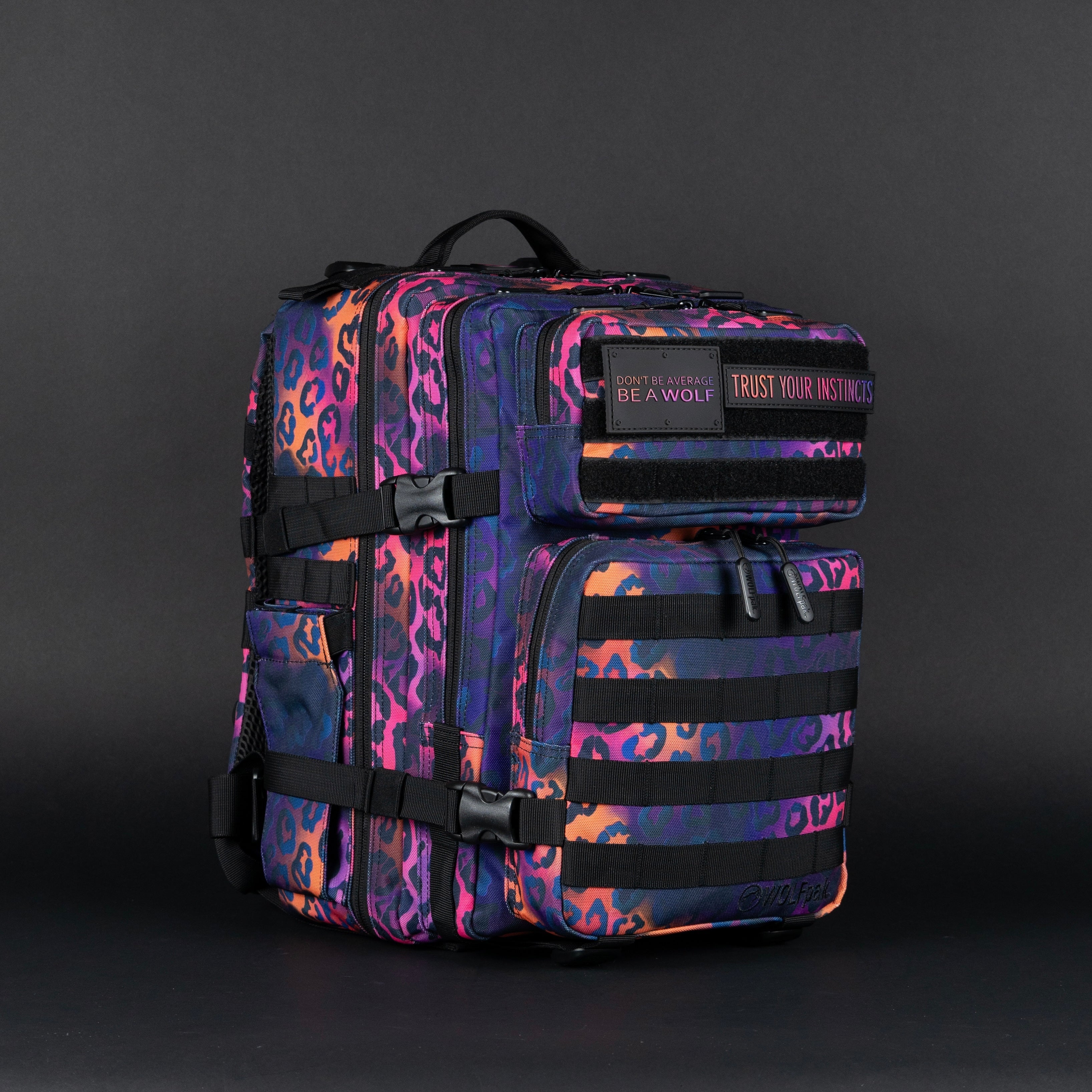 25L Backpack Neon Leopard