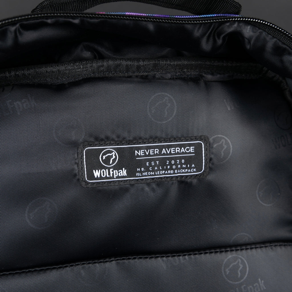 15L Backpack Neon Leopard