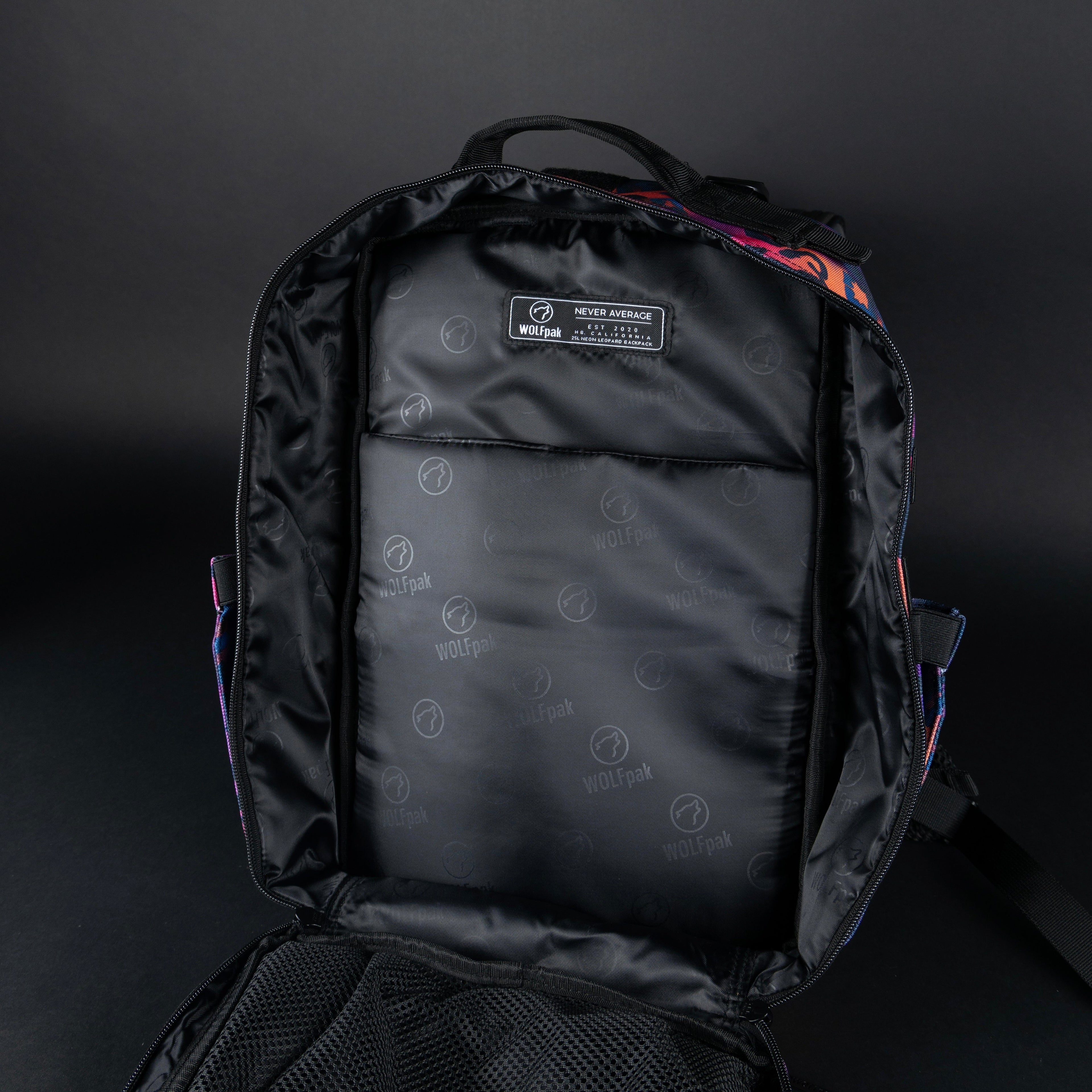 25L Backpack Neon Leopard