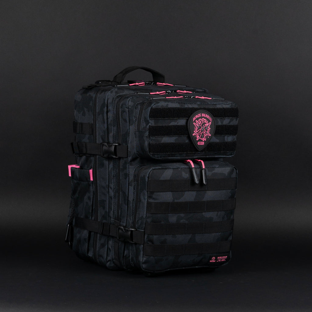 35L Backpack Black Hearts