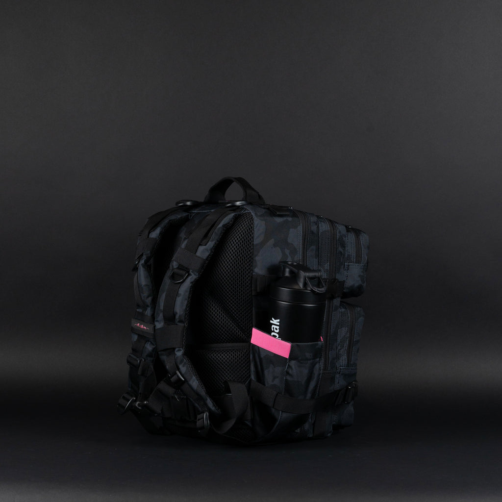 25L Backpack Black Hearts