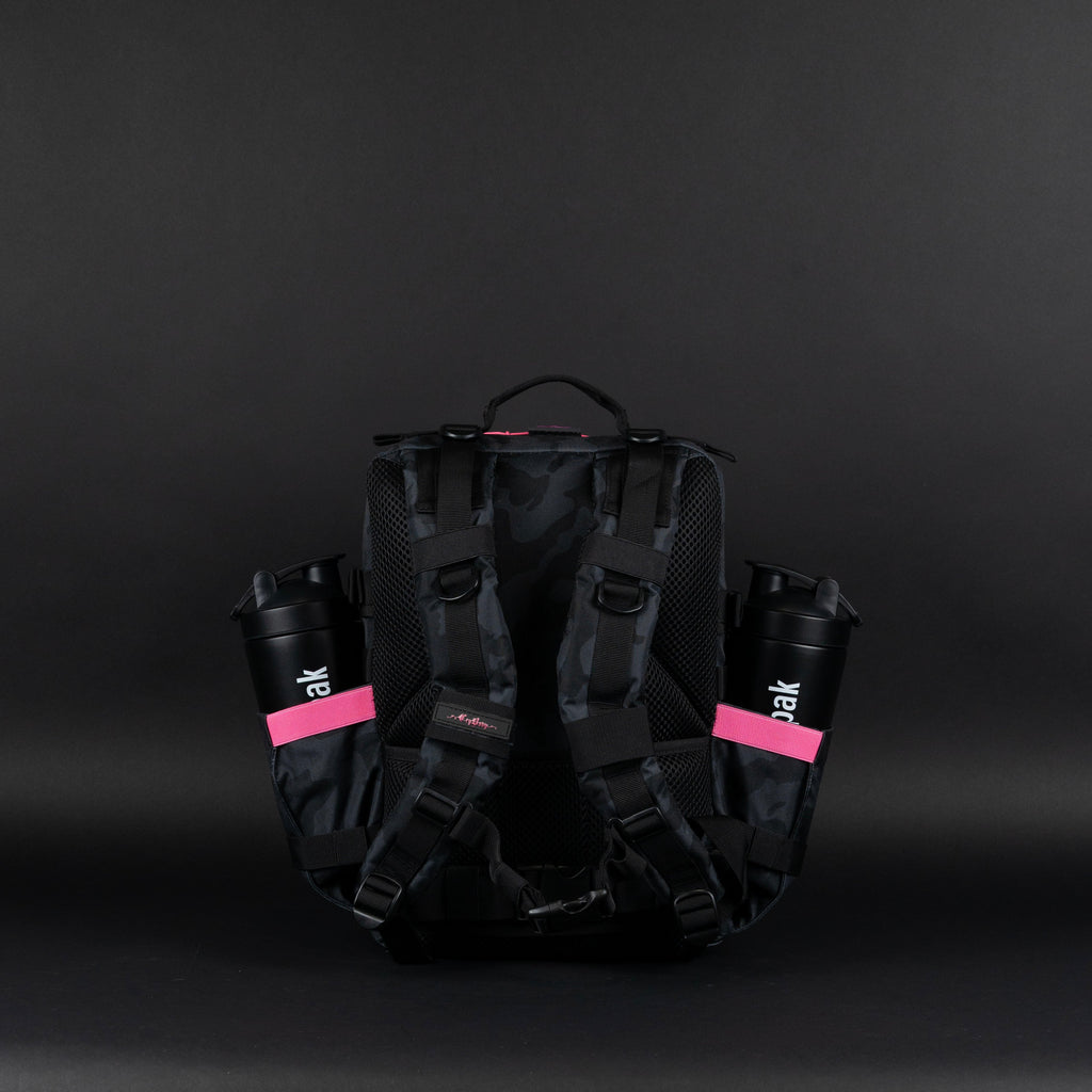 25L Backpack Black Hearts
