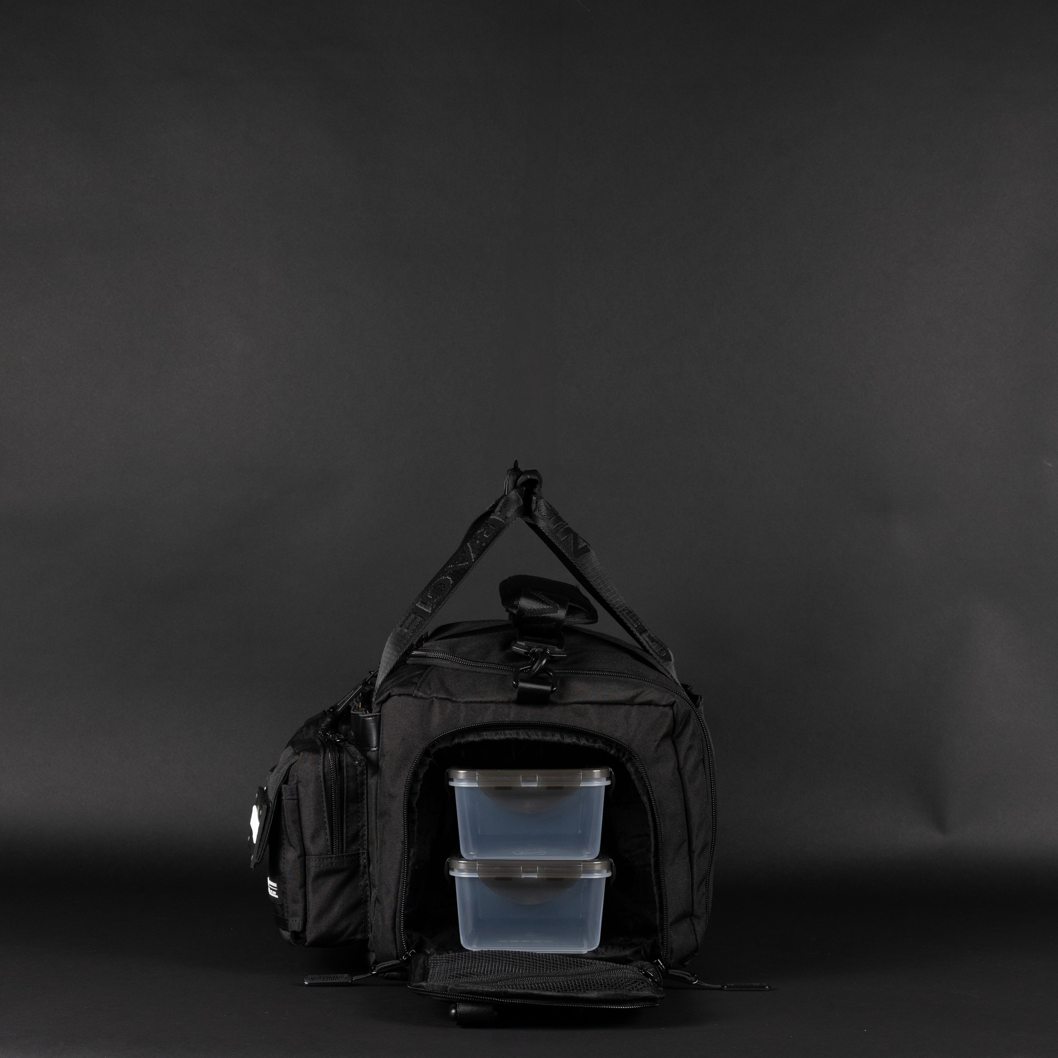 30L Perfect Meal Management Duffle Bag Alpha Black