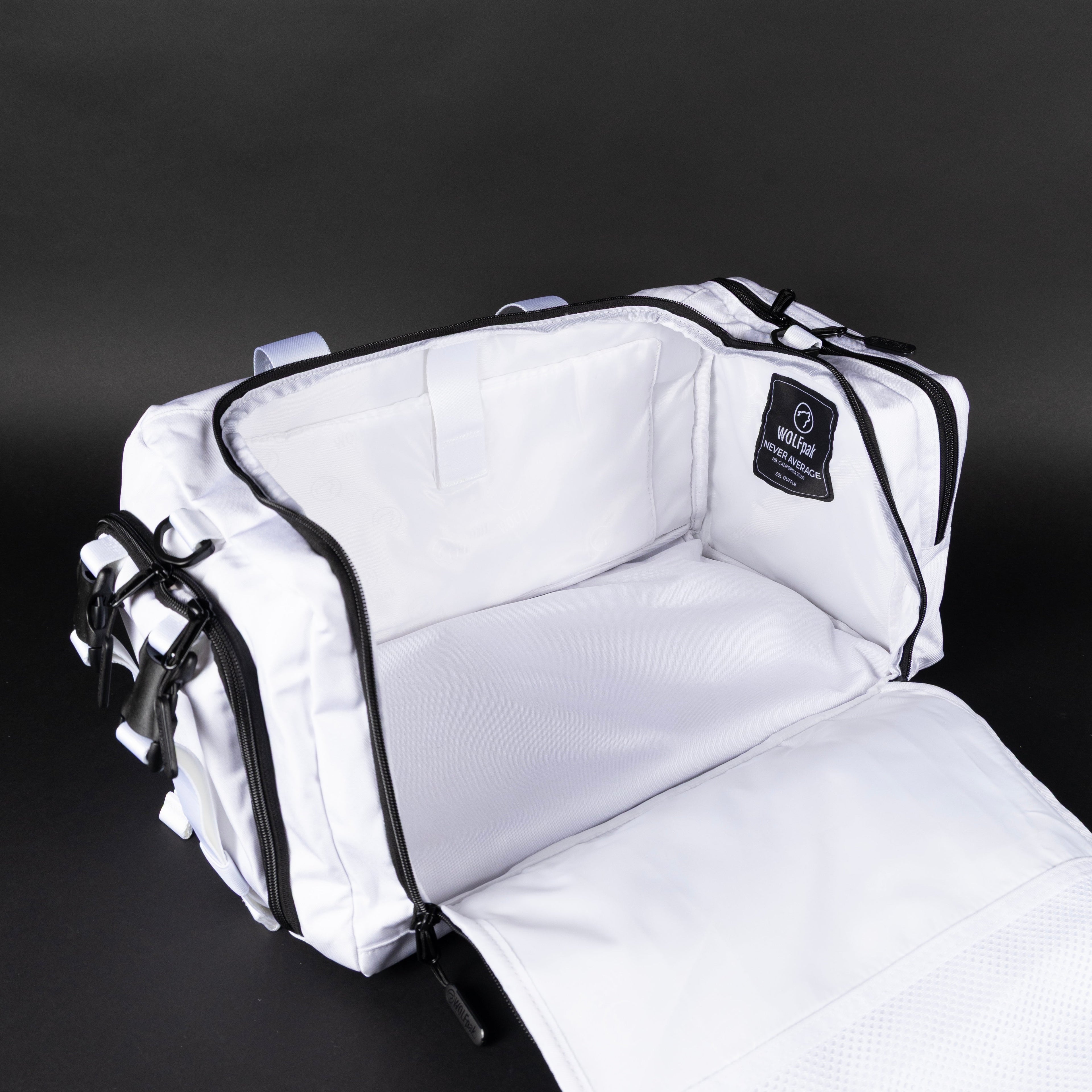 30L Perfect Duffle Bag Polar White