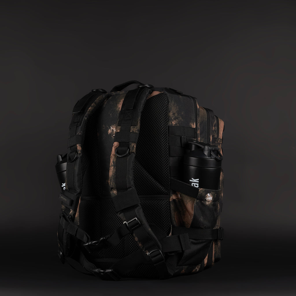 45L Backpack Black Steampunk