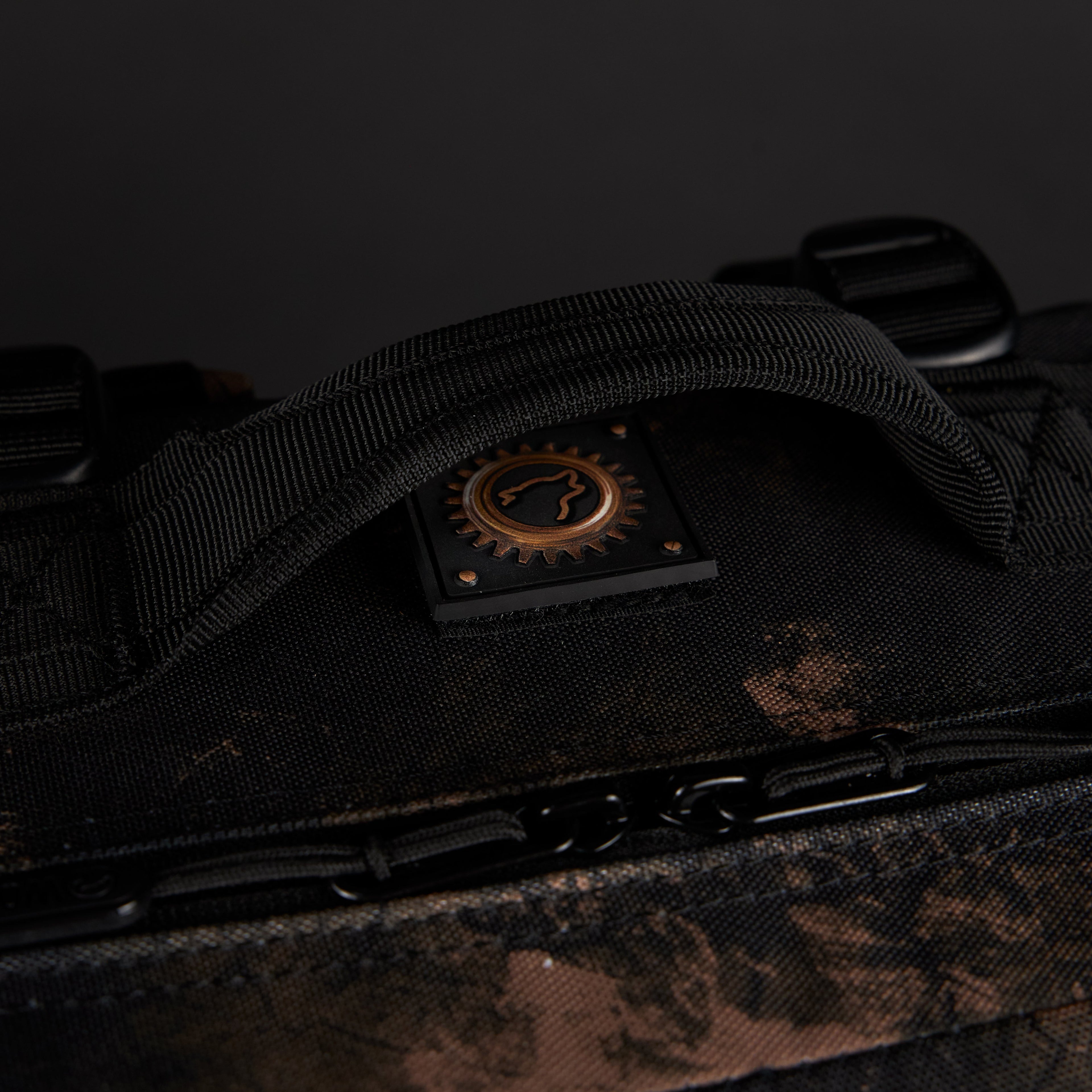 45L Backpack Black Steampunk