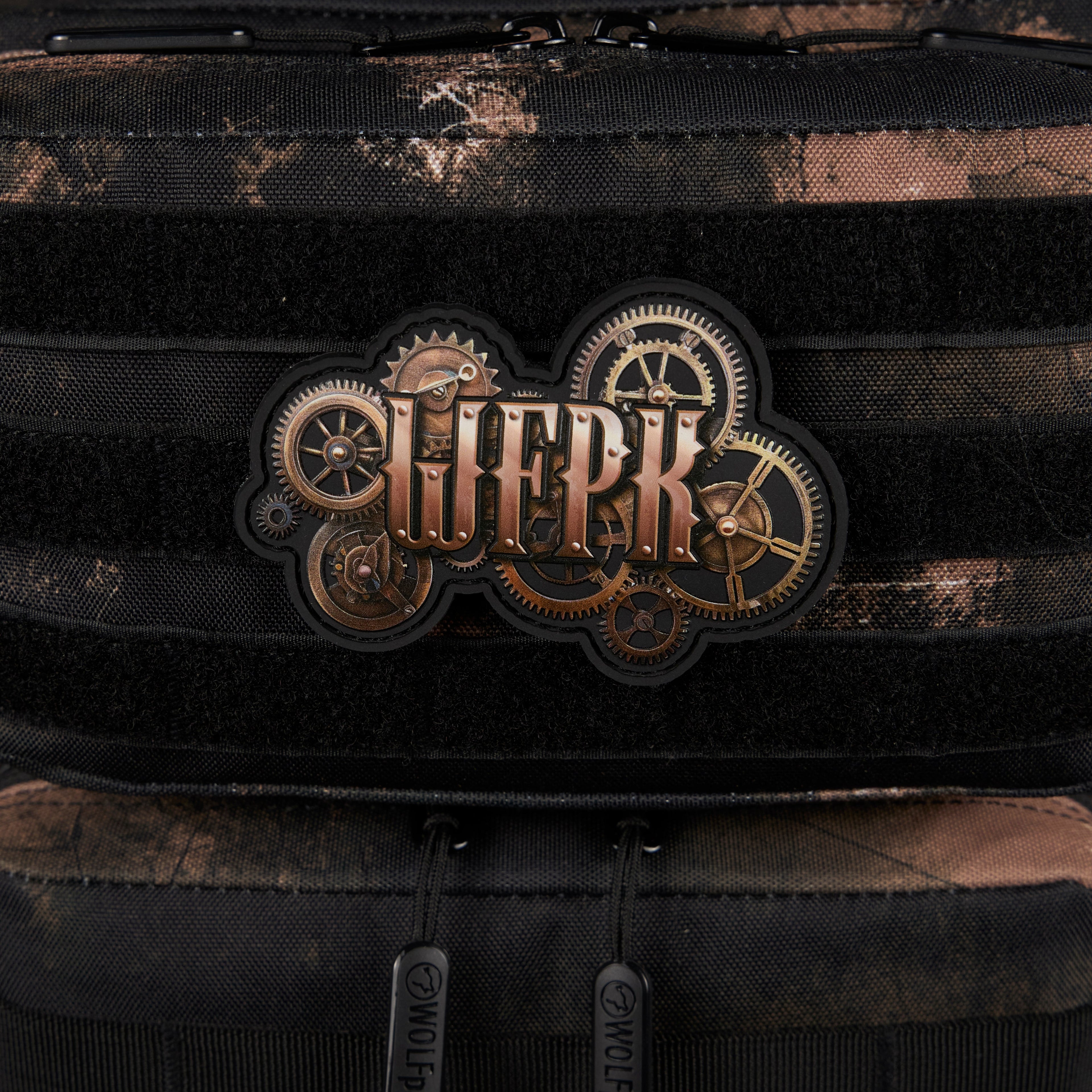 45L Backpack Black Steampunk