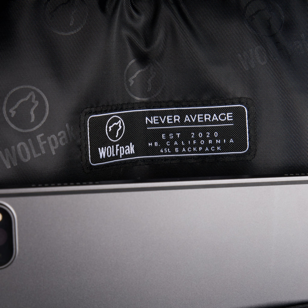 45L Backpack Black Steampunk