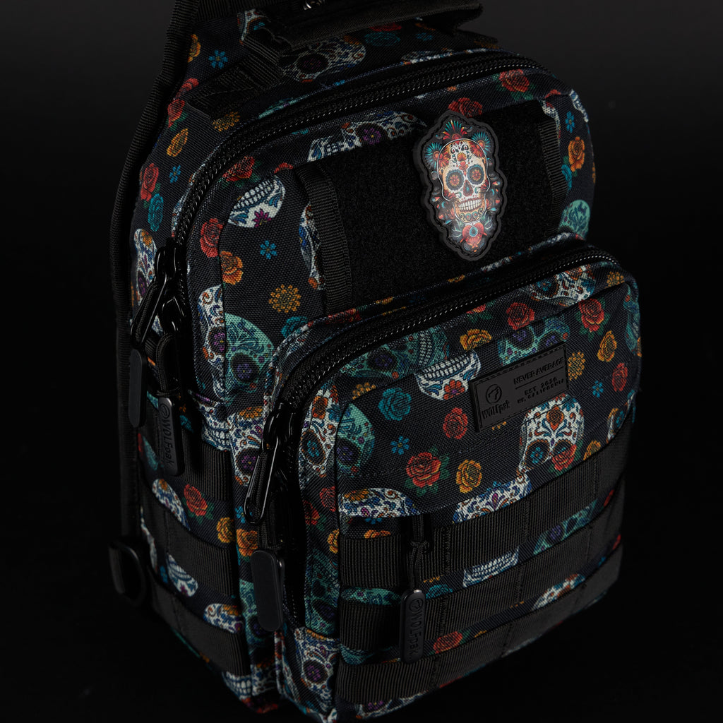 9L Tactical Sling Bag Día de Los Muertos