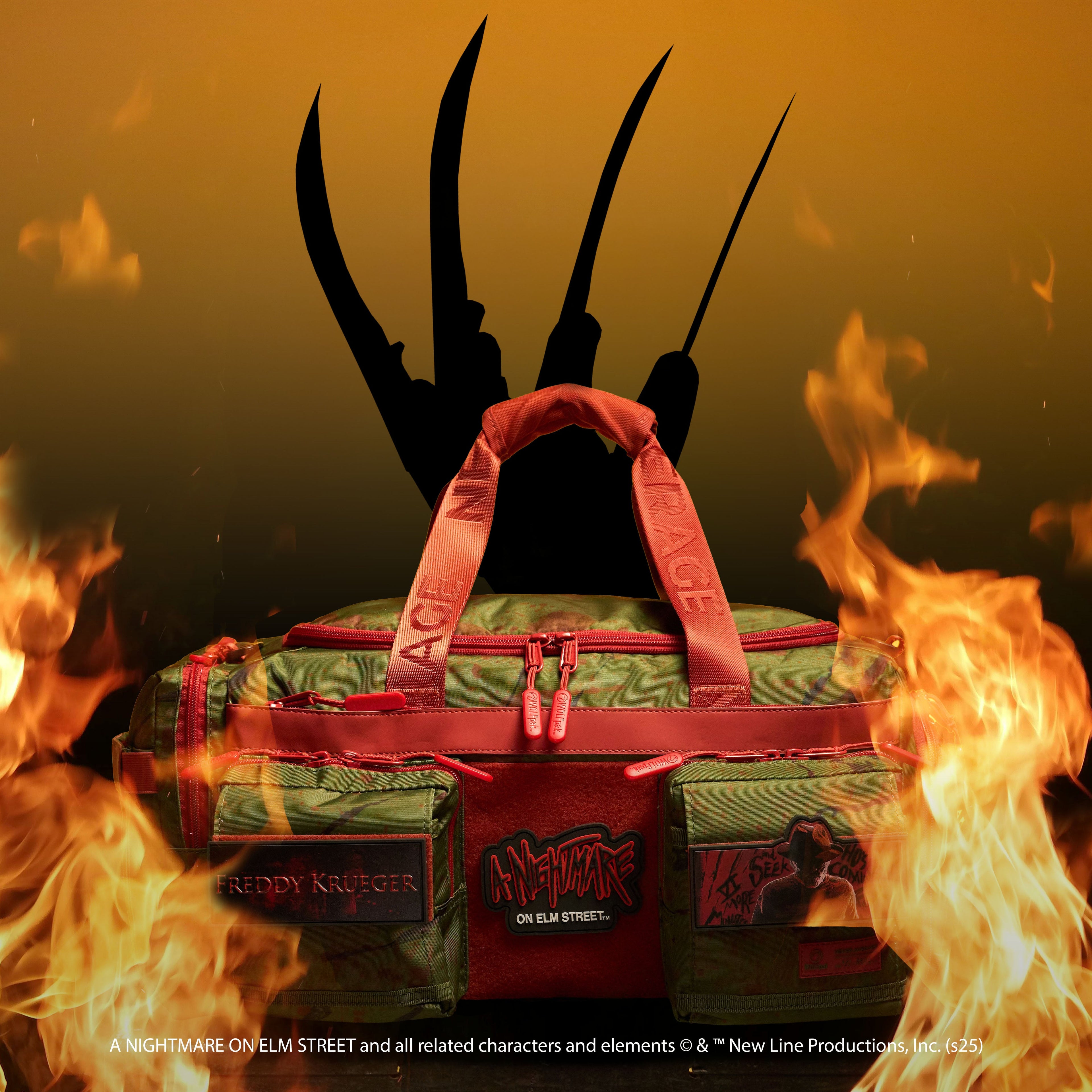 30L Perfect Duffle Bag Nightmare on Elm Street