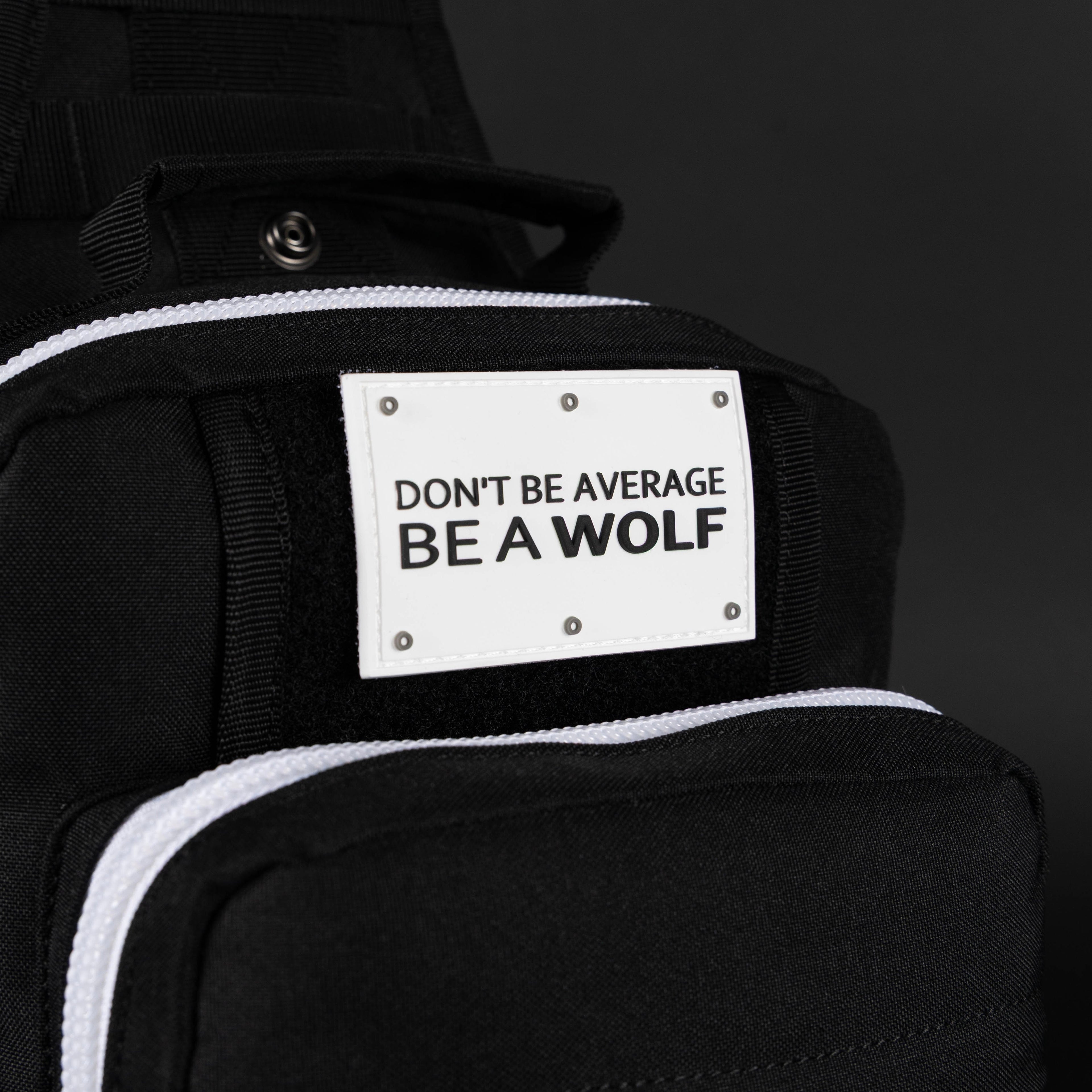 9L Tactical Sling Bag Alpha Black with White Accents