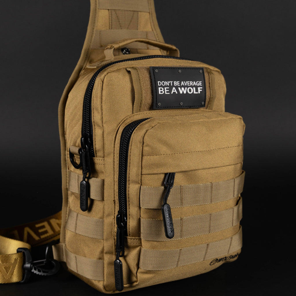 9L Tactical Sling Bag Khaki
