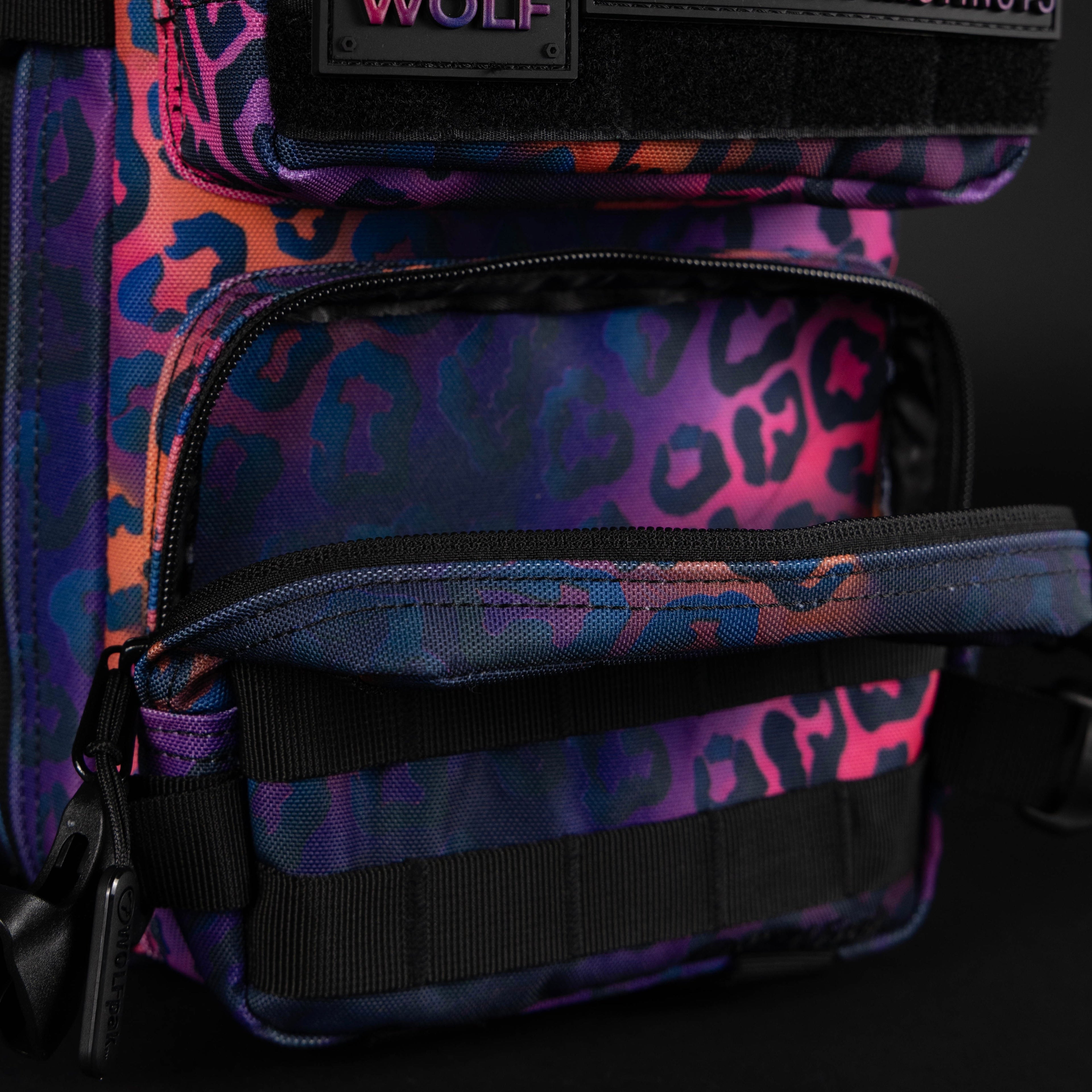 9L Backpack Mini Neon Leopard