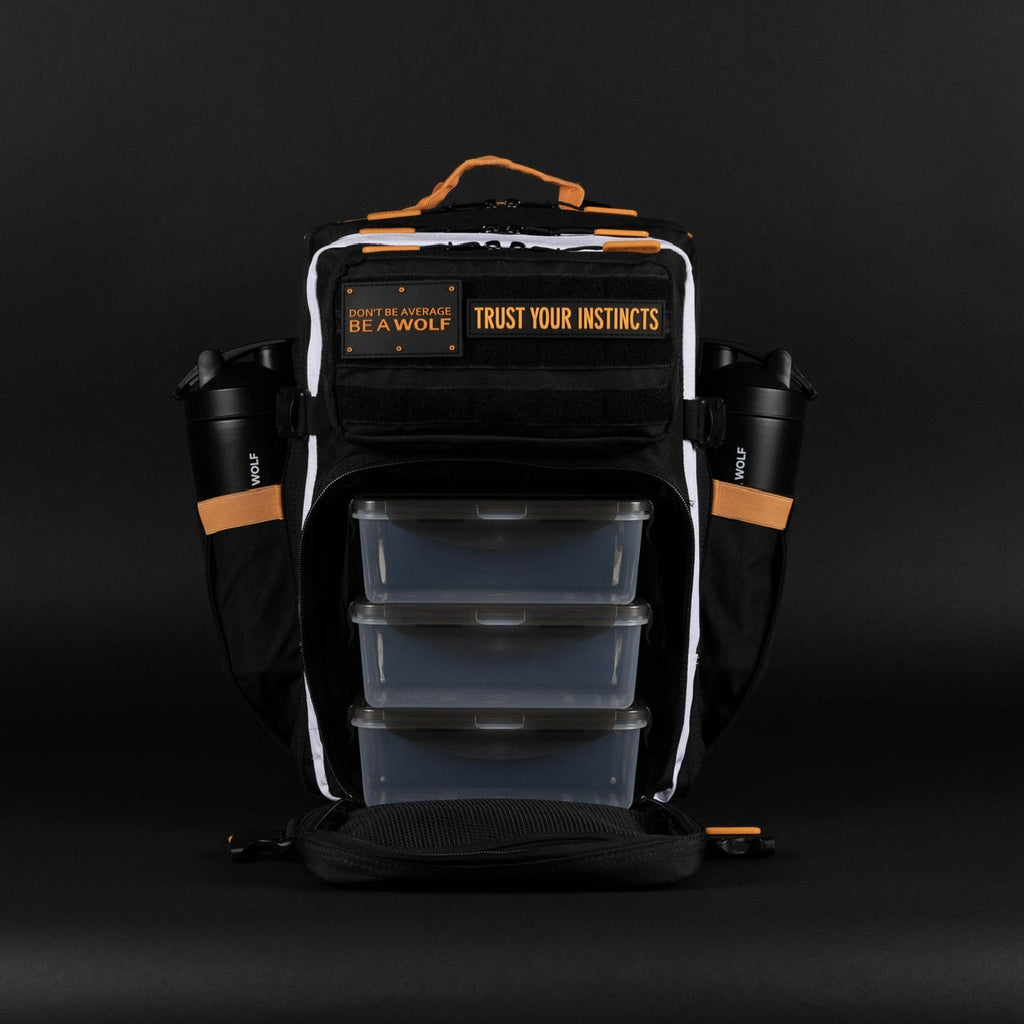 35L Meal Prep Management Backpack Orange Turbo