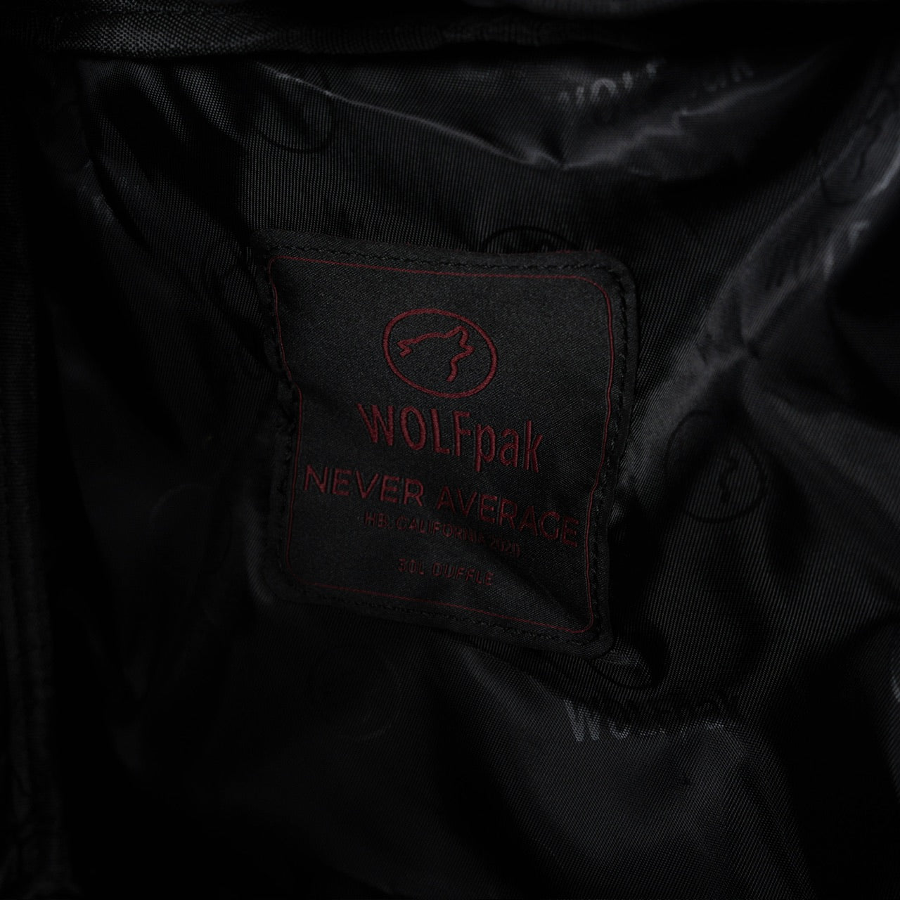 30L Perfect Duffle Bag Black Widow