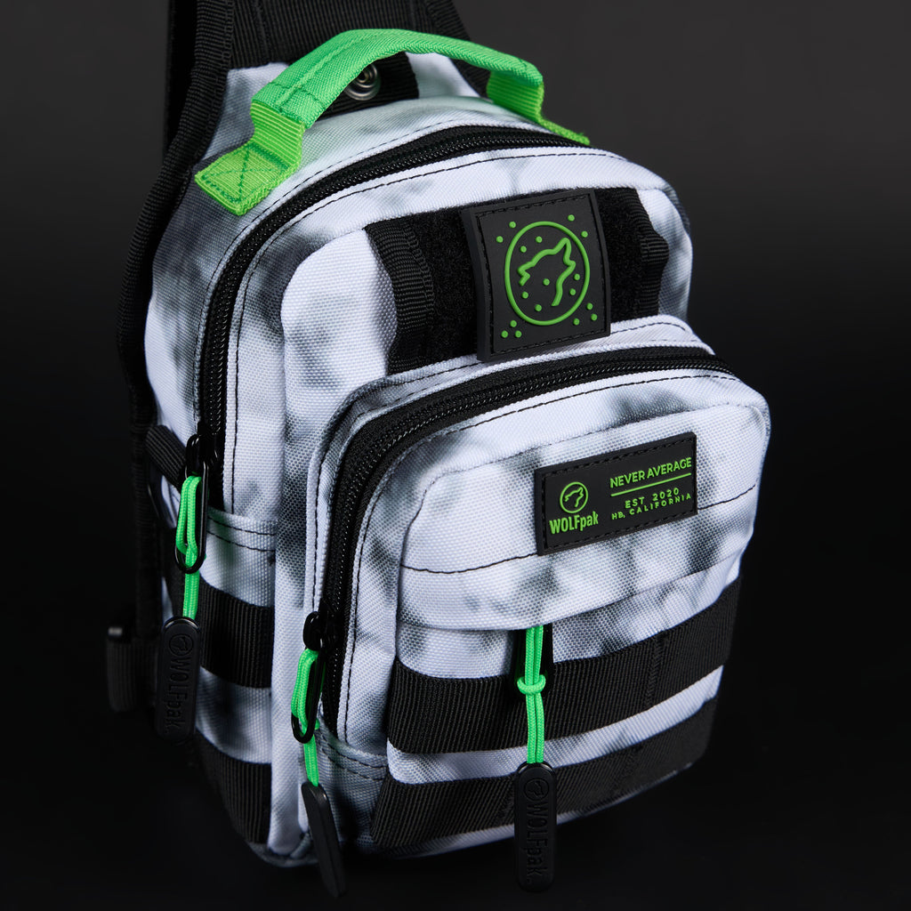 4L Mini Tactical Sling Bag Graffiti Green