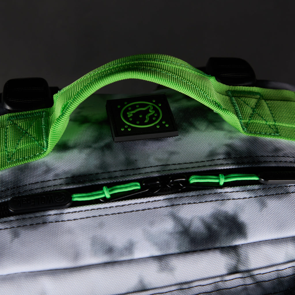 35L Backpack Graffiti Green