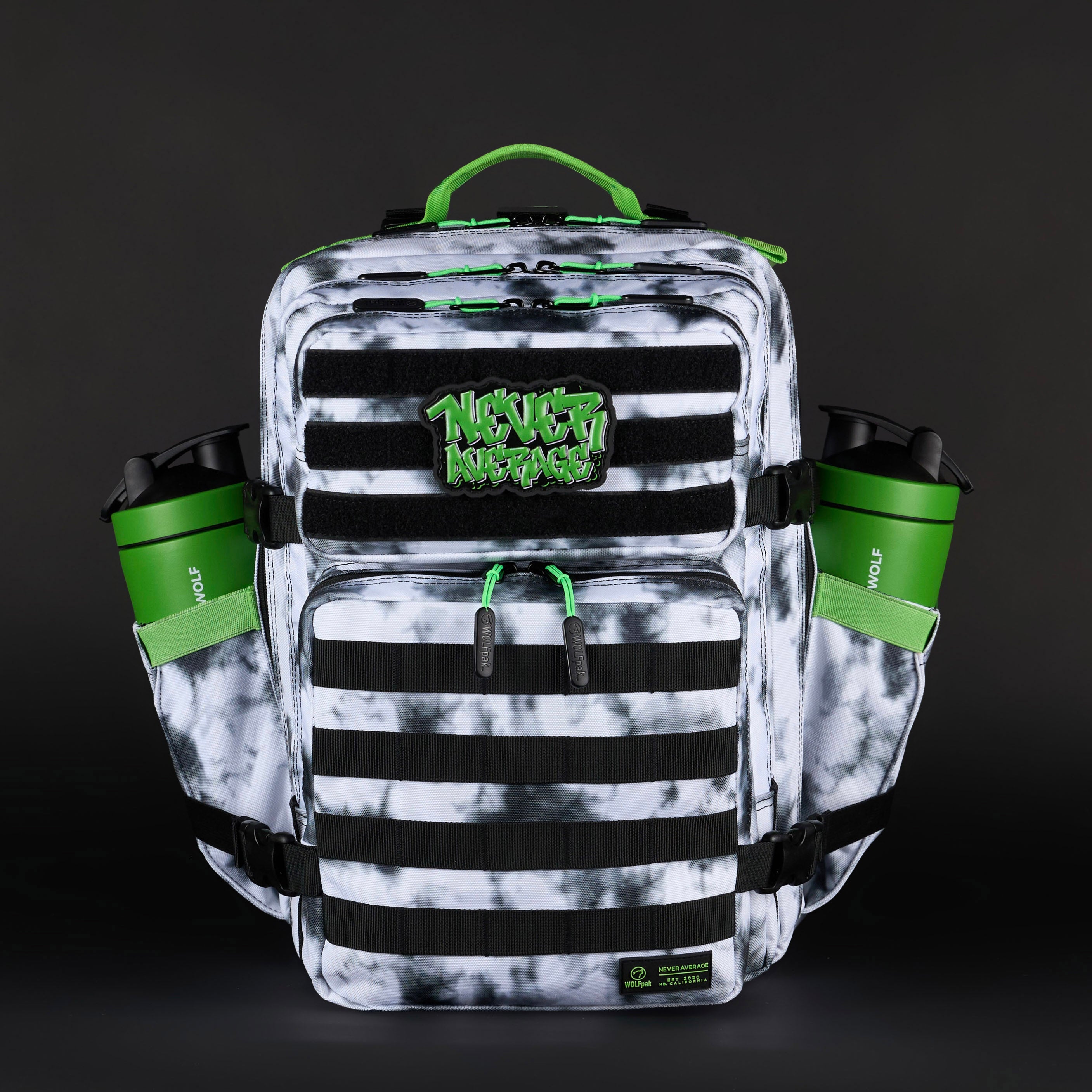 35L Backpack Graffiti Green