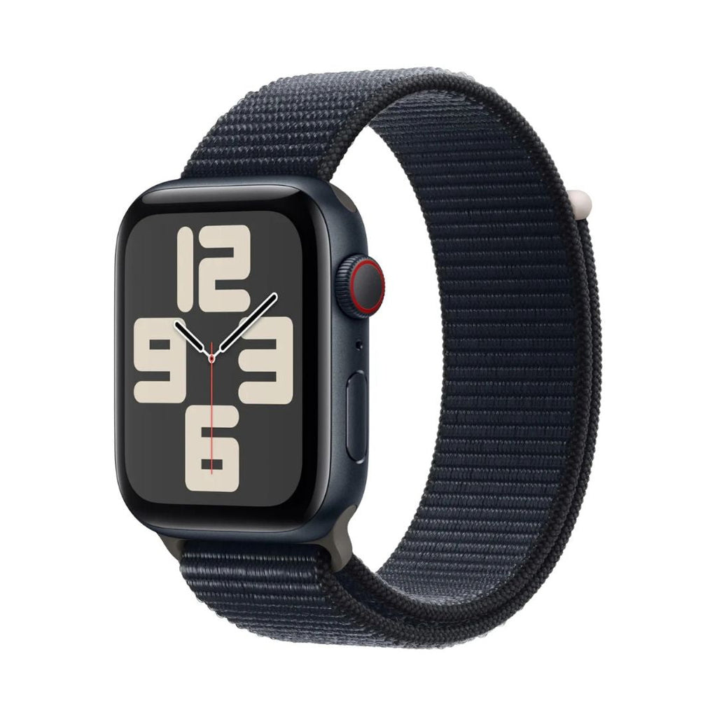 Apple Watch SE 2nd Generation (GPS + Cellular) 40mm Midnight Aluminum Case with Midnight Sport Loop - MRGD3LL/A