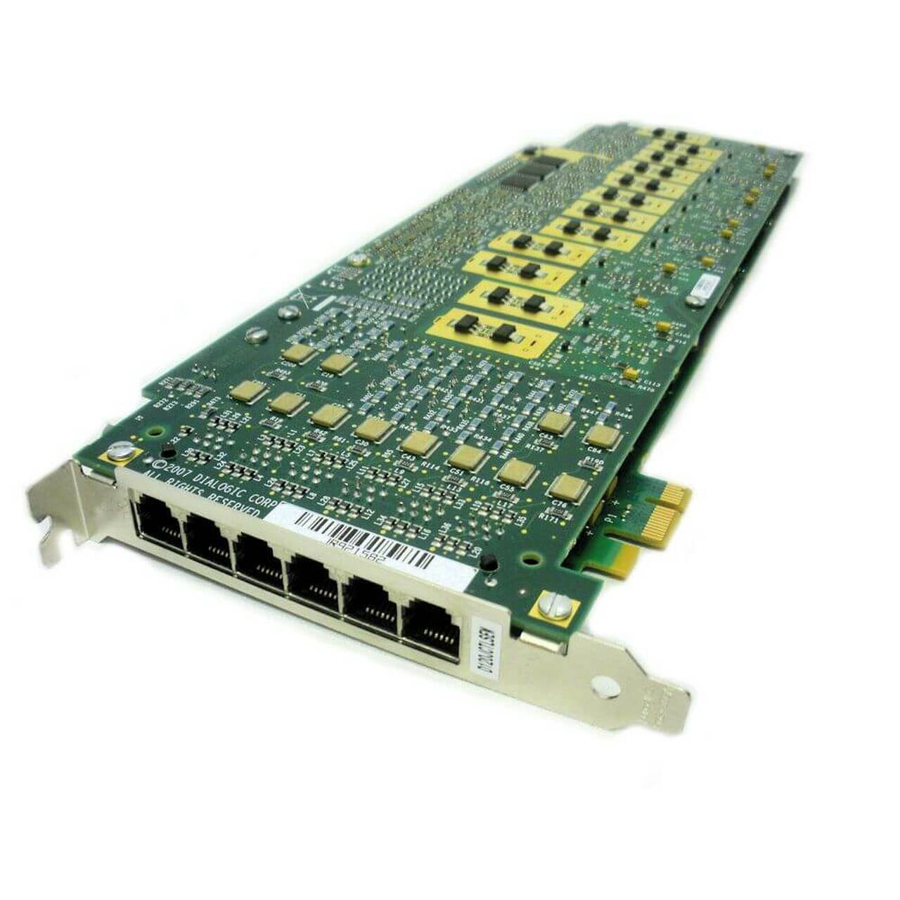 Anatel Dialogic D/120JCT-LSE 6-Port Media Board Analog Fax Card 2228-09-4364