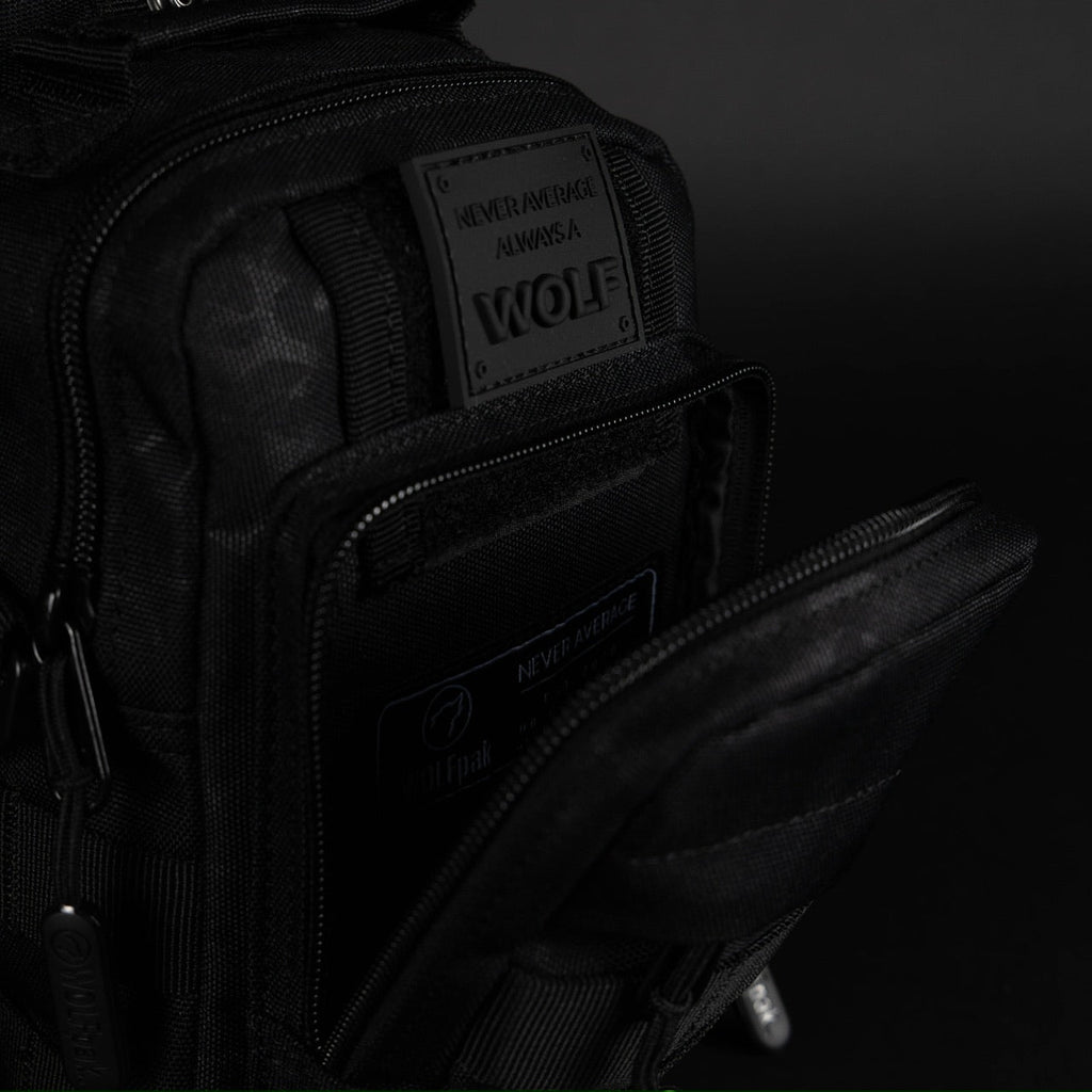 4L Mini Tactical Sling Bag Black Leopard