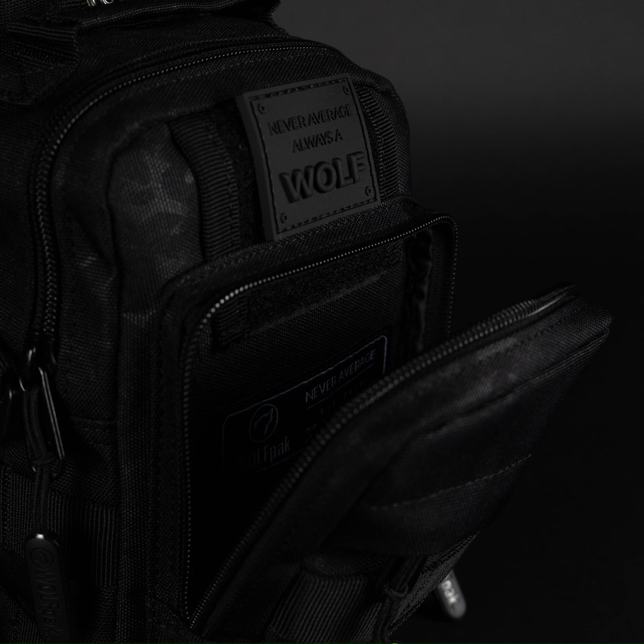 4L Mini Tactical Sling Bag Black Leopard