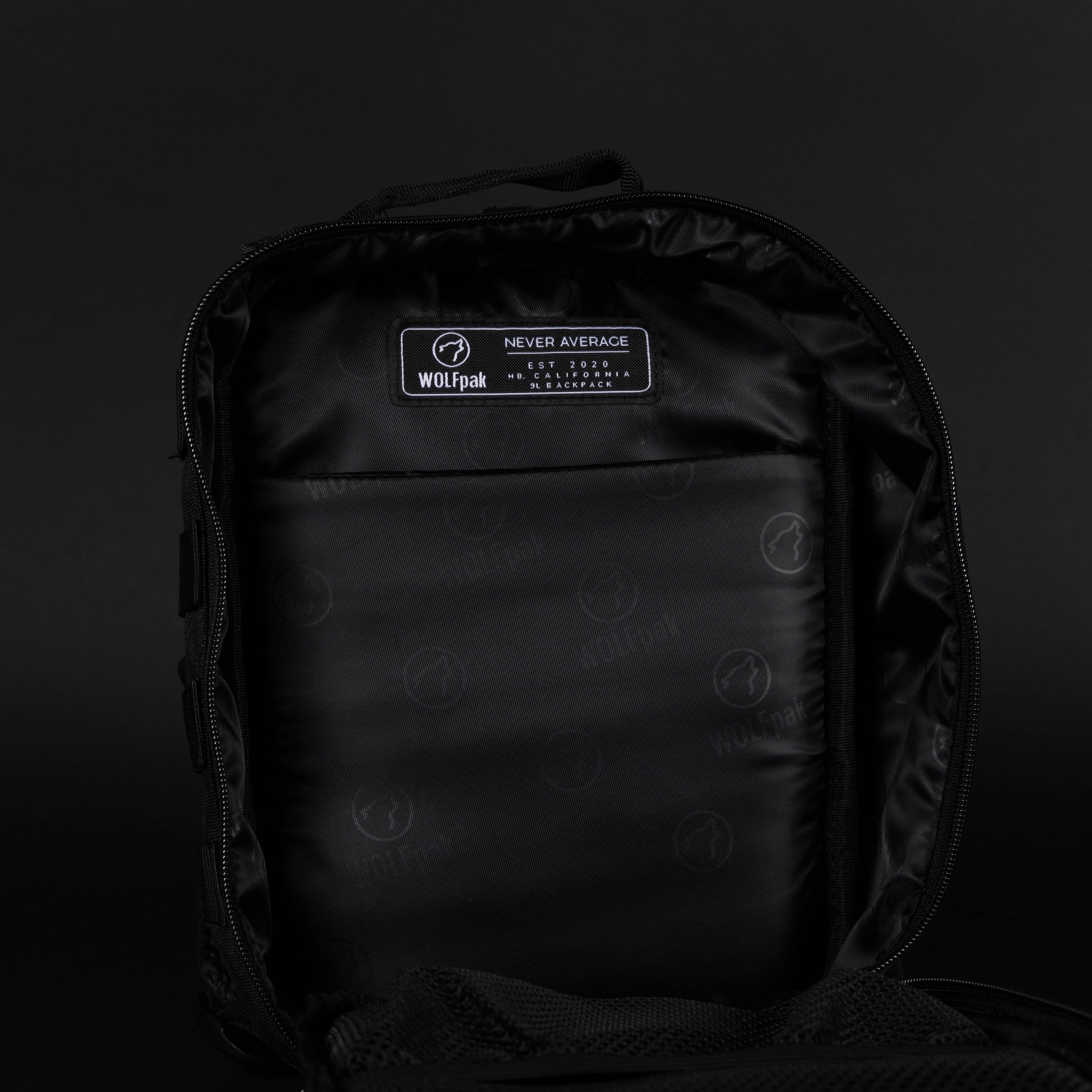 9L Backpack Mini Black Leopard