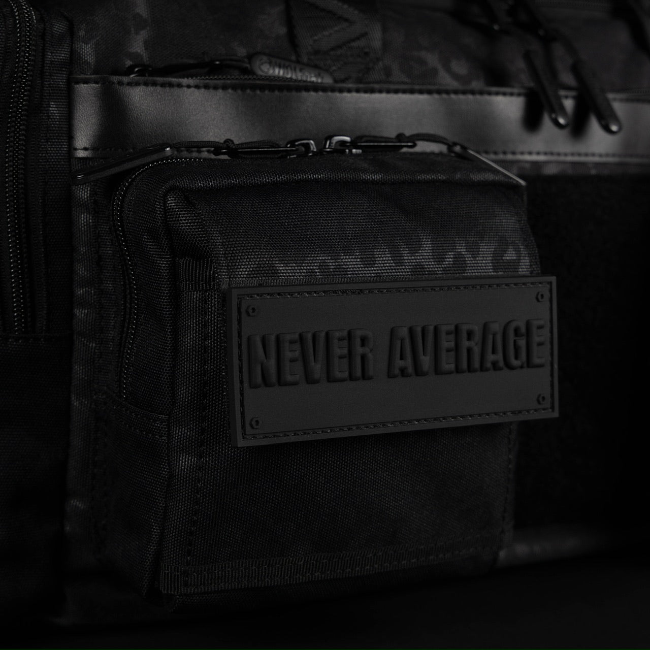 30L Perfect Duffle Bag Black Leopard